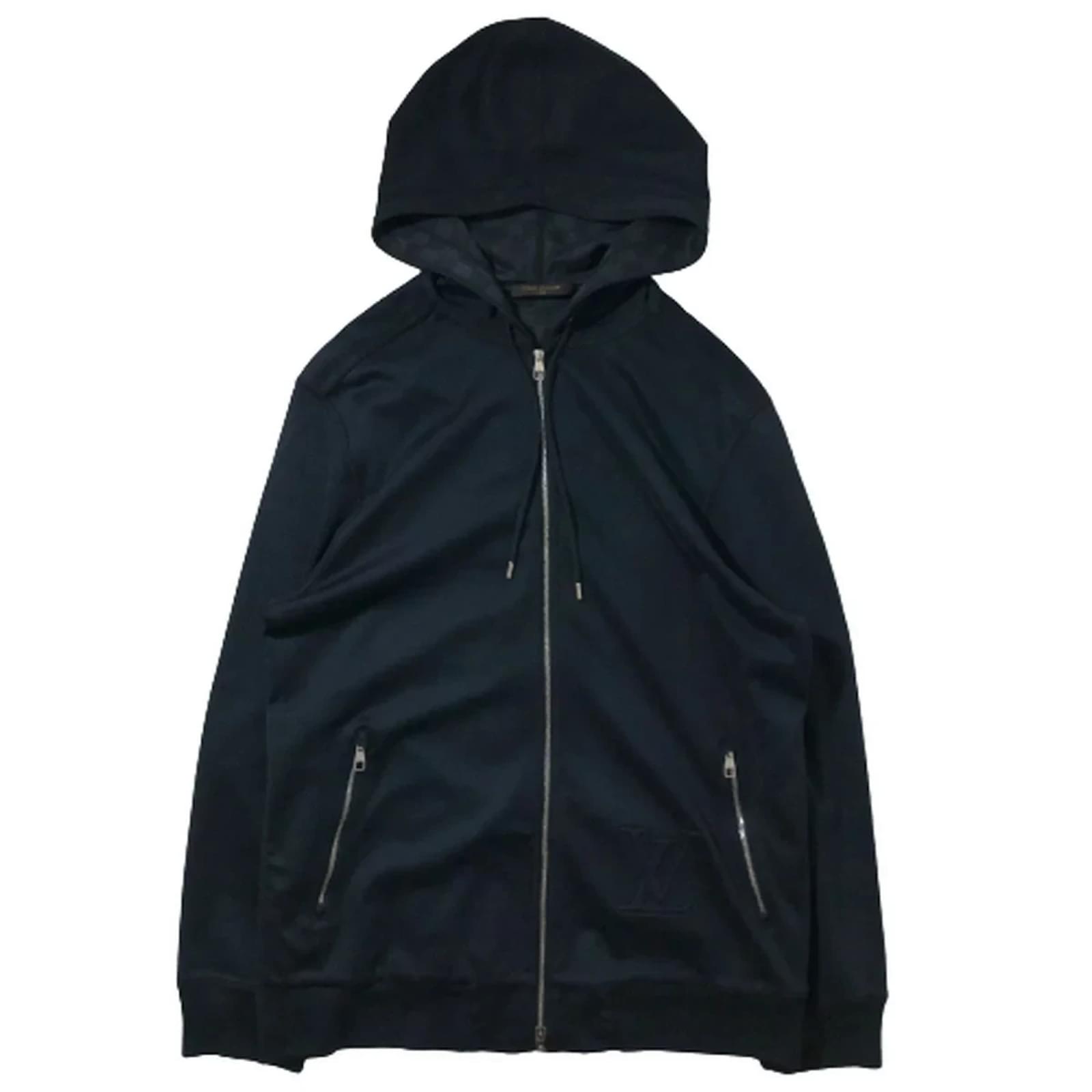 Louis Vuitton Men Coats Outerwear Black Cloth ref.387733 - Joli Closet