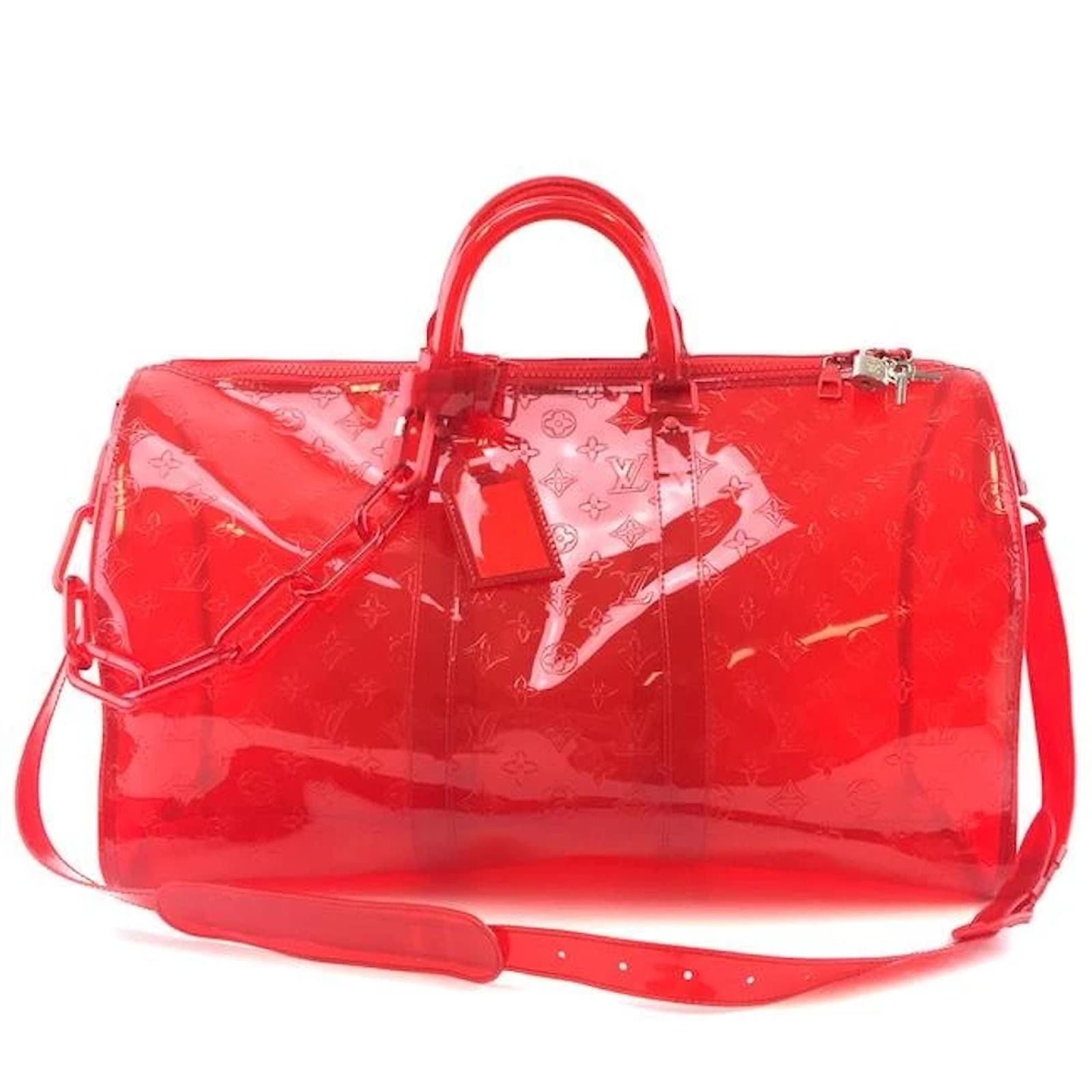 Louis Vuitton Keepall 50 Bags Red ref.388224 - Joli Closet