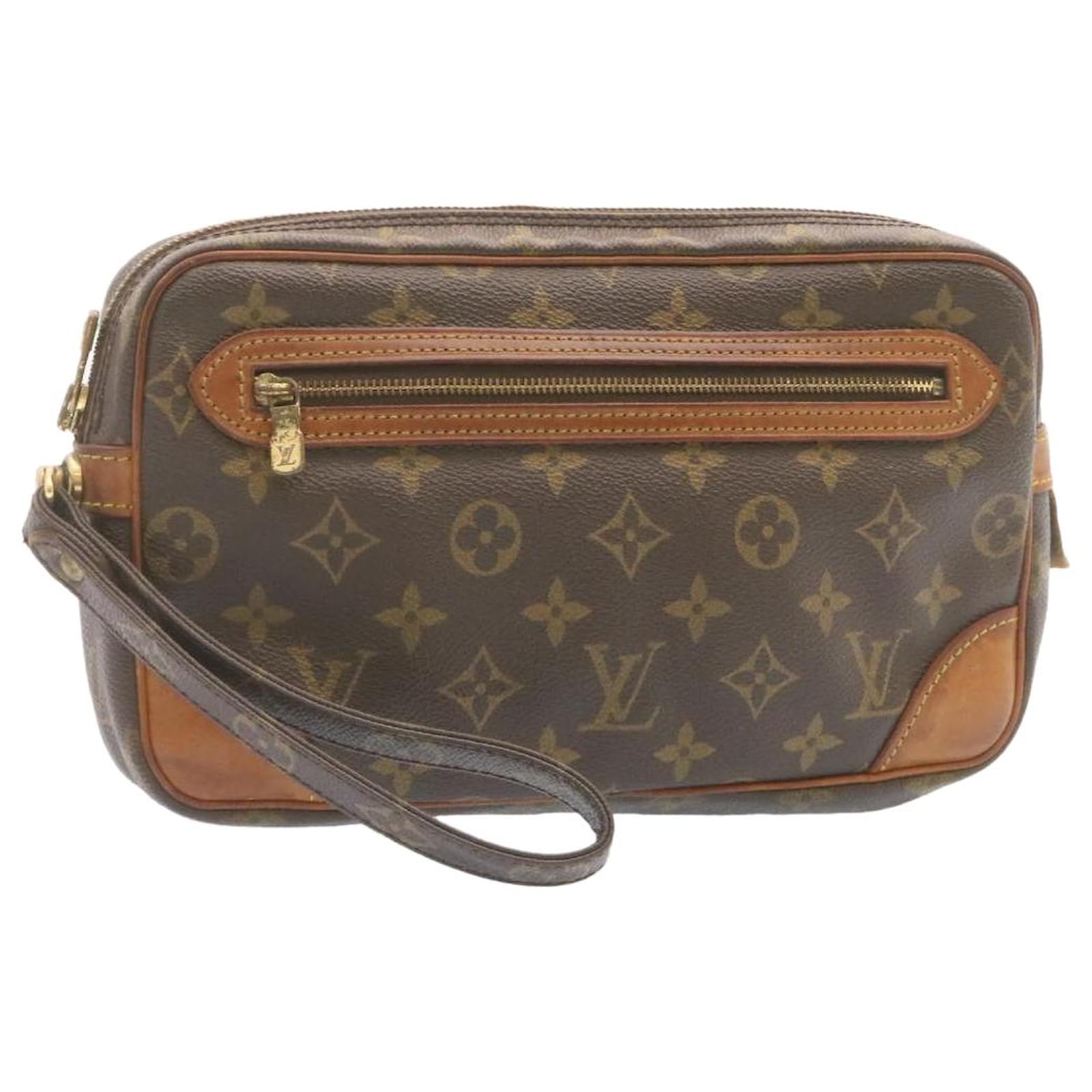 LOUIS VUITTON Monogramm Marly Dragonne GM Clutch Bag M.51825 LV 