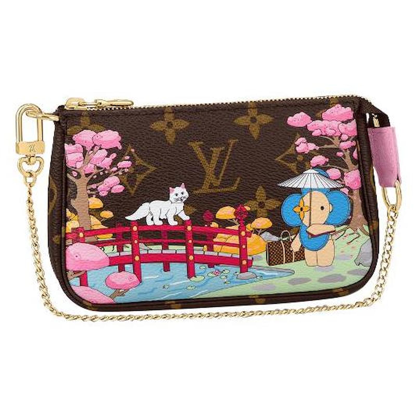 Louis Vuitton Mini pochette di animazione natalizia LV Marrone