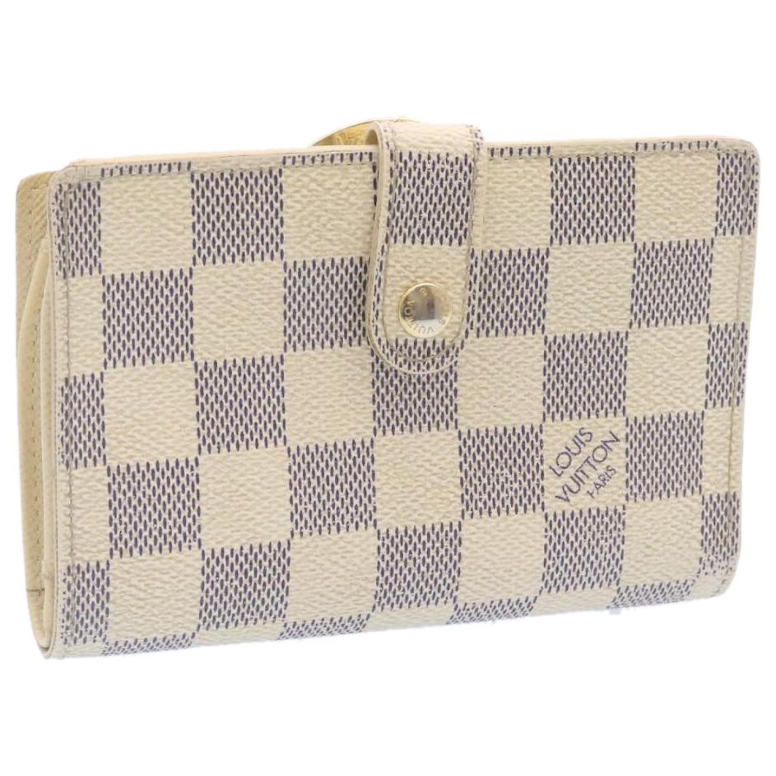 LOUIS VUITTON Viennois Wallet Damier Azur Canvas N61676