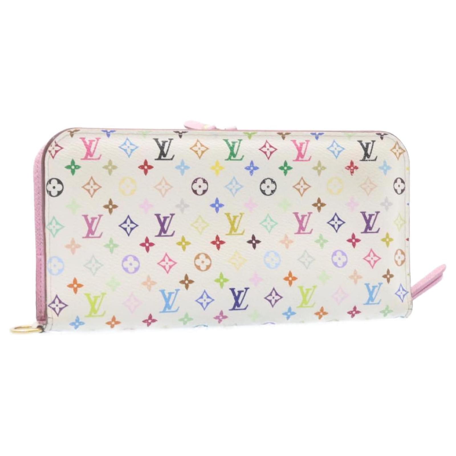 LOUIS VUITTON Portafoglio multicolor Portefeuille Insolite Bianco M93751  Auth yk2405 Tela ref.389555 - Joli Closet