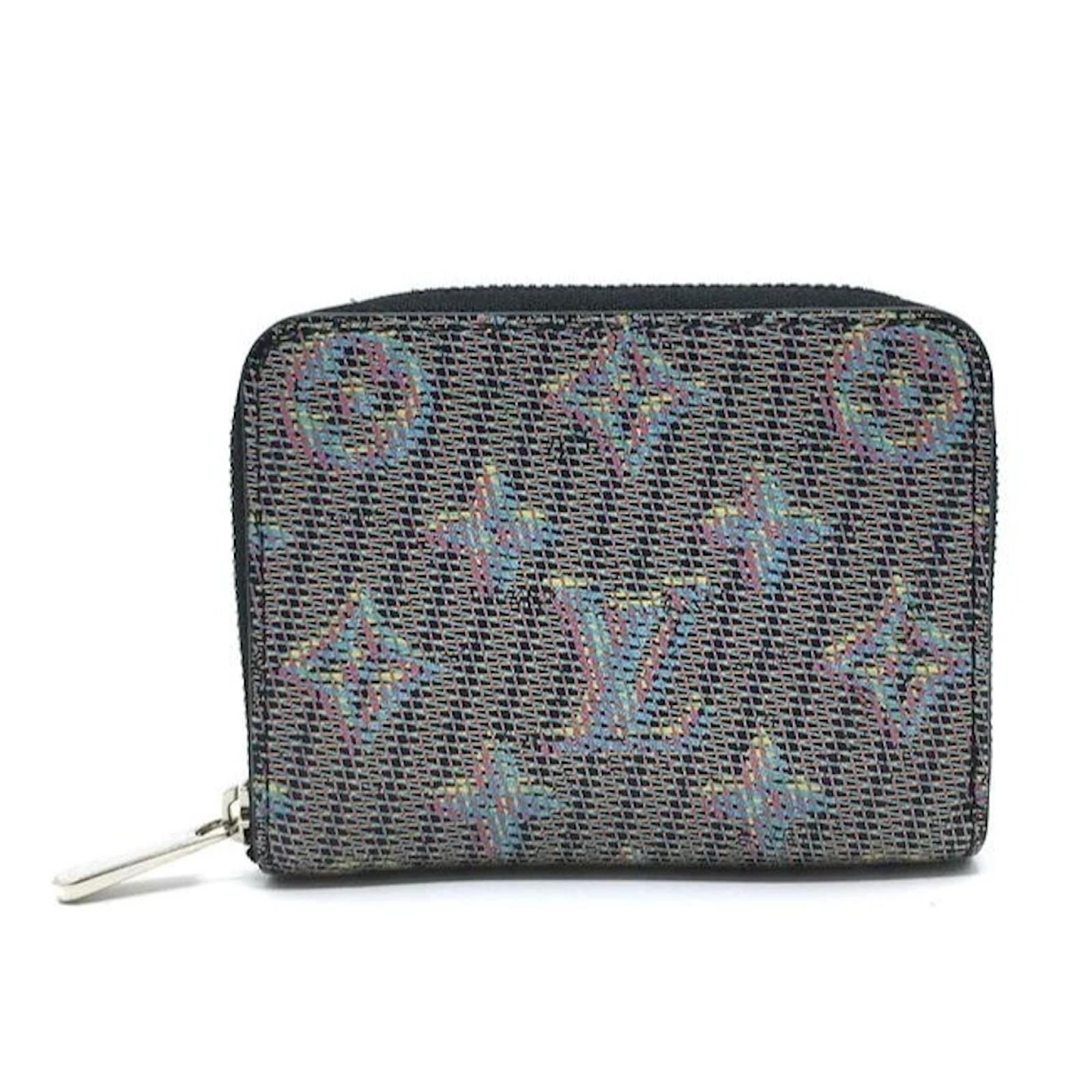 Louis Vuitton Pop Blue Limited Monogram Square Zip Around Card Wallet  Leather ref.390016 - Joli Closet