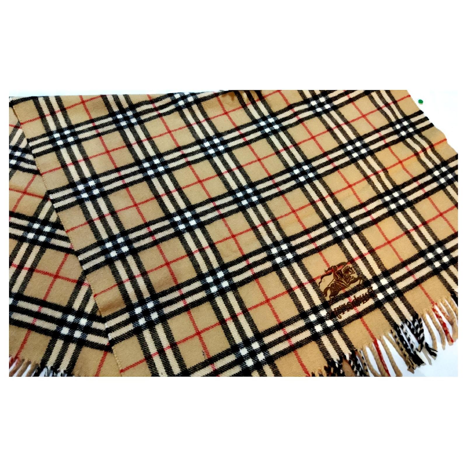 Burberry Scarves Khaki Wool  - Joli Closet