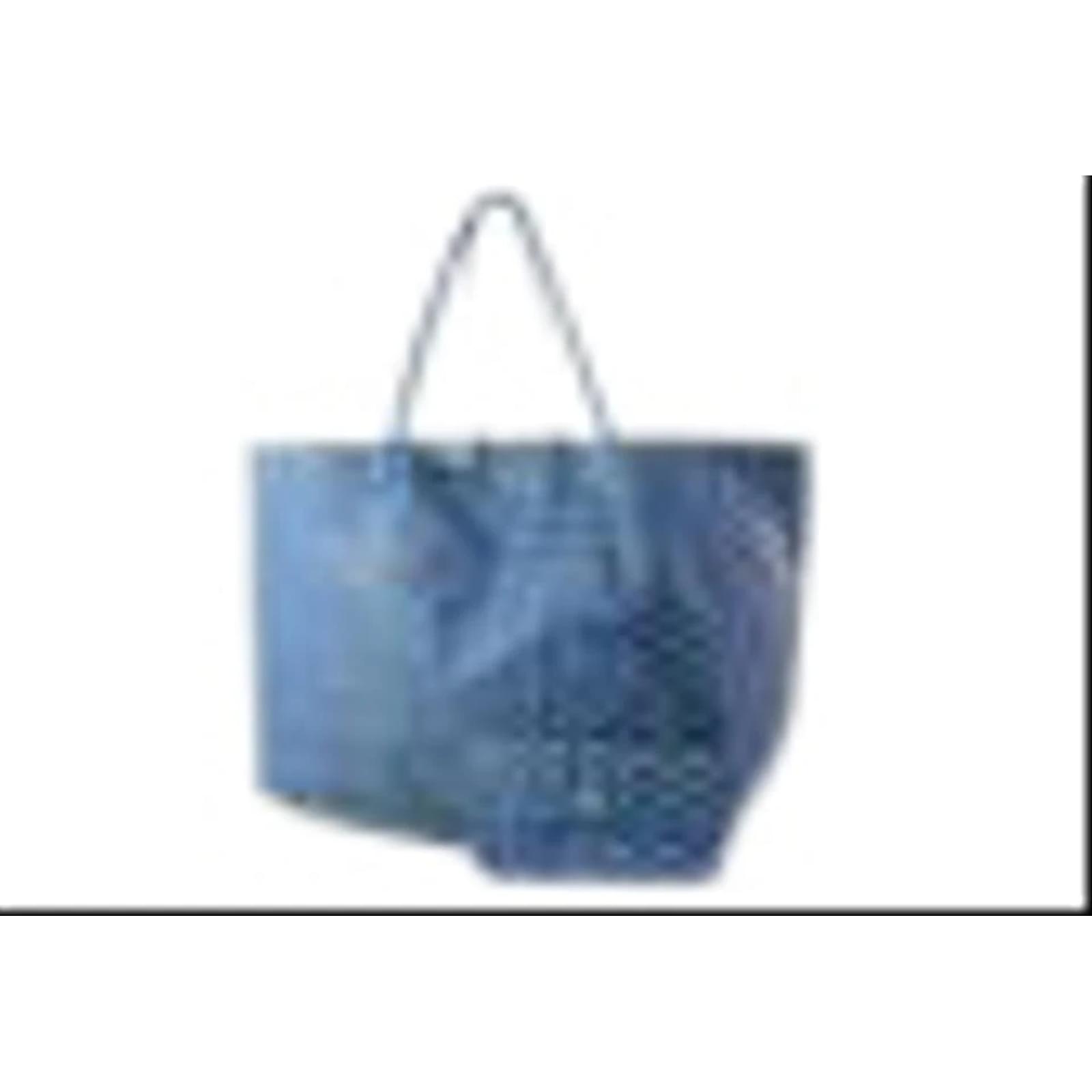 Goyard Saint Louis Gm Tote Bag in Blue