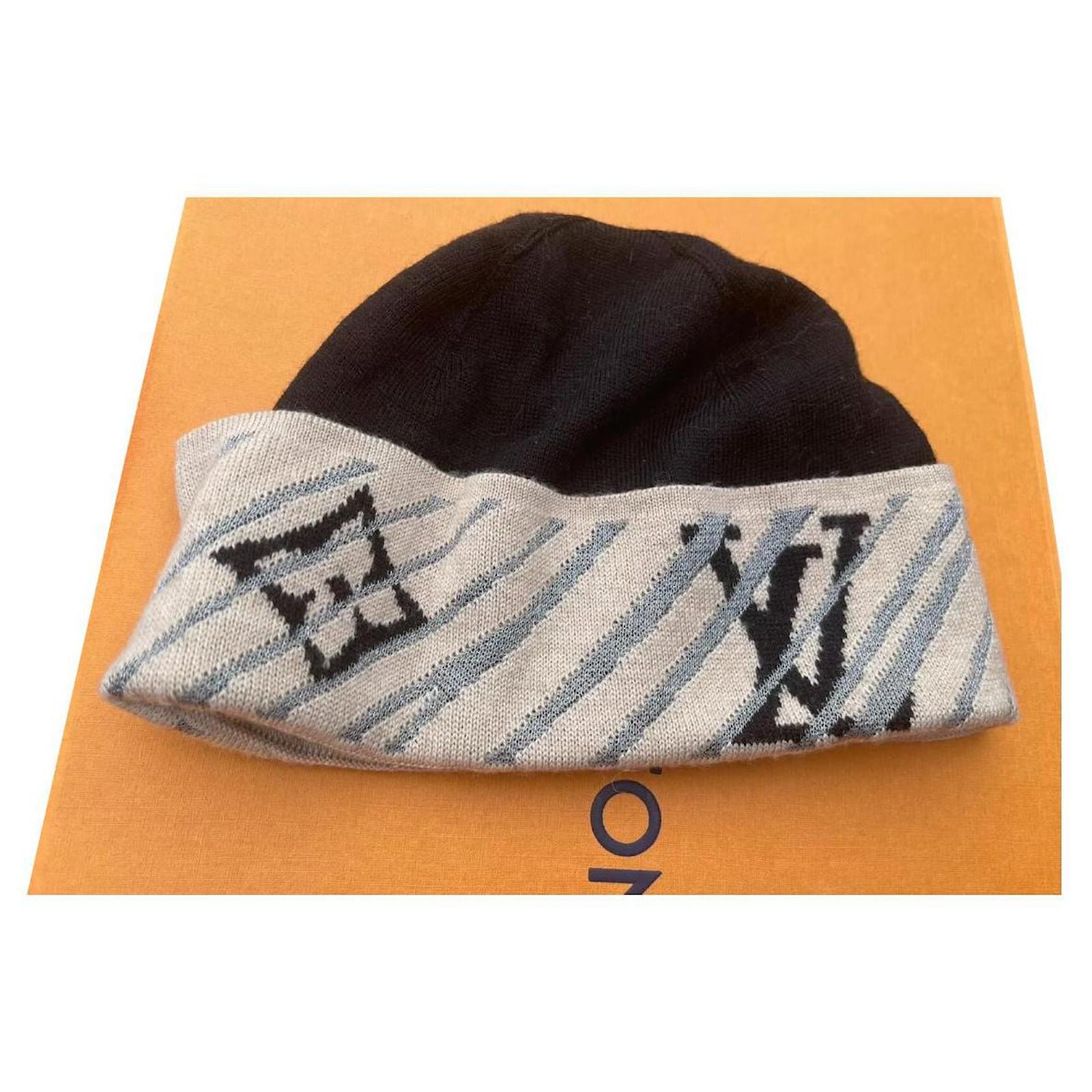 LOUIS VUITTON Damen Hut/Mütze aus Wolle in Schwarz