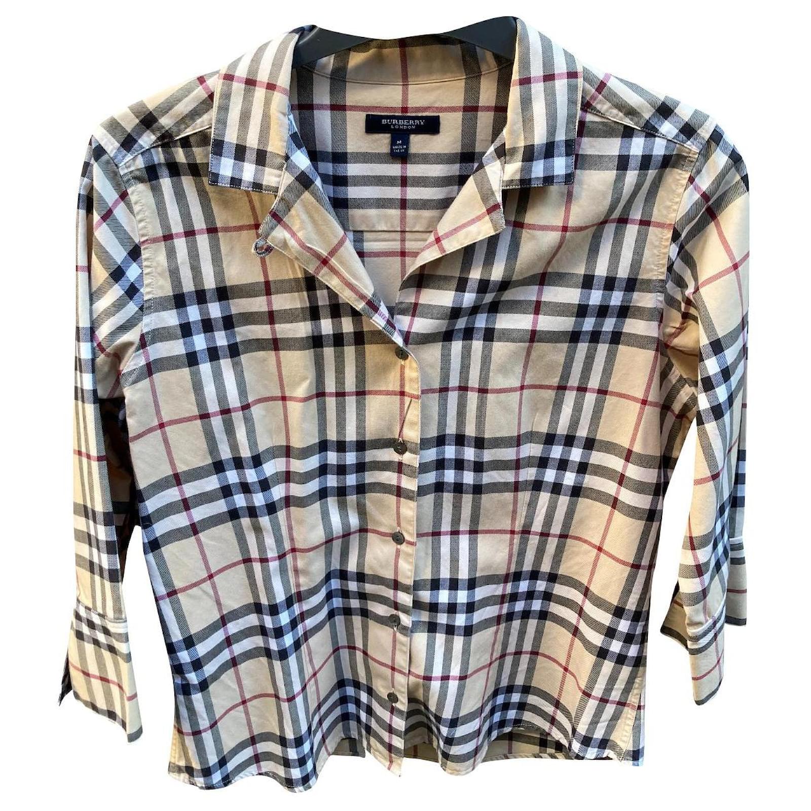 camicia donna burberry