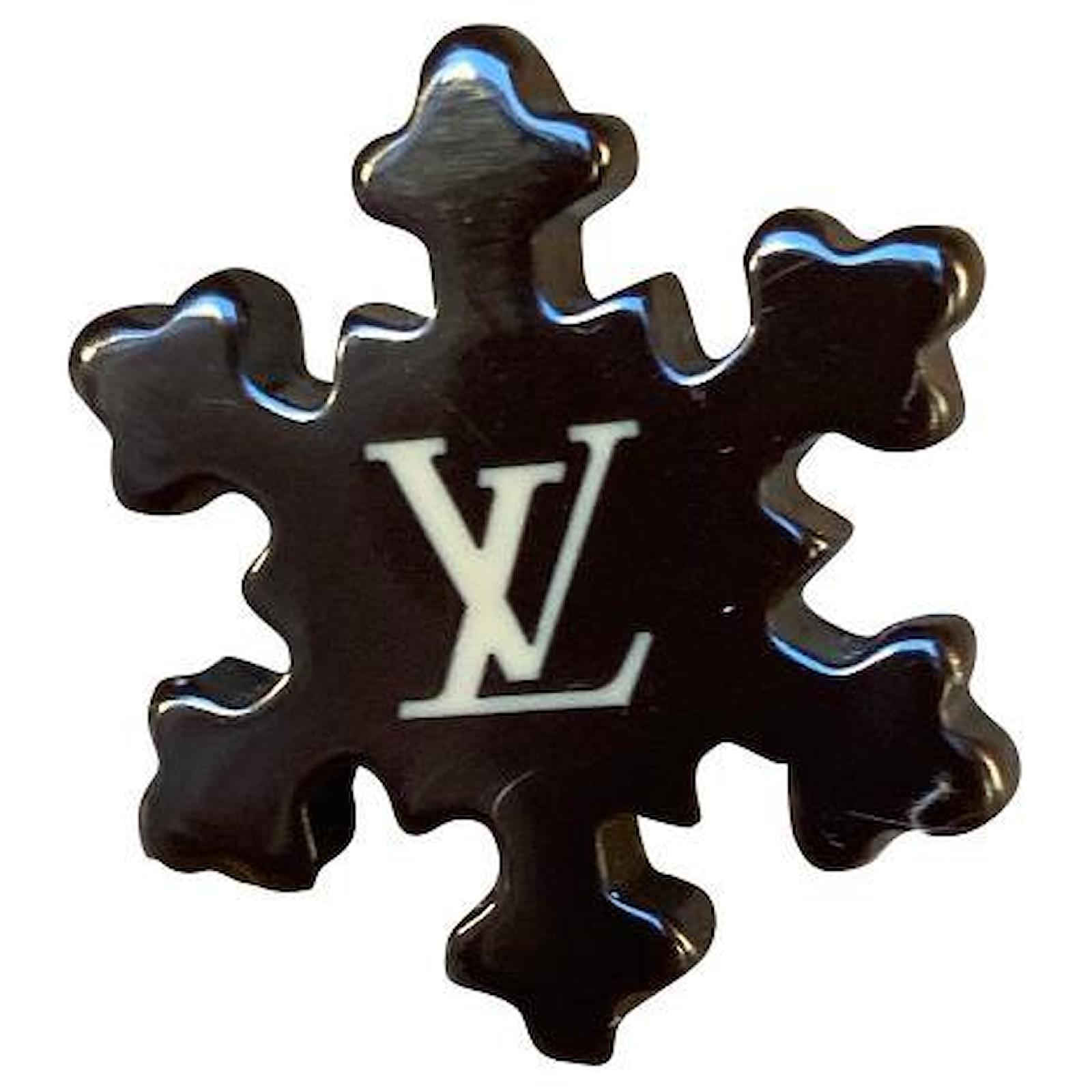 Louis Vuitton brooch pins Brown Golden Plastic ref.390761 - Joli Closet