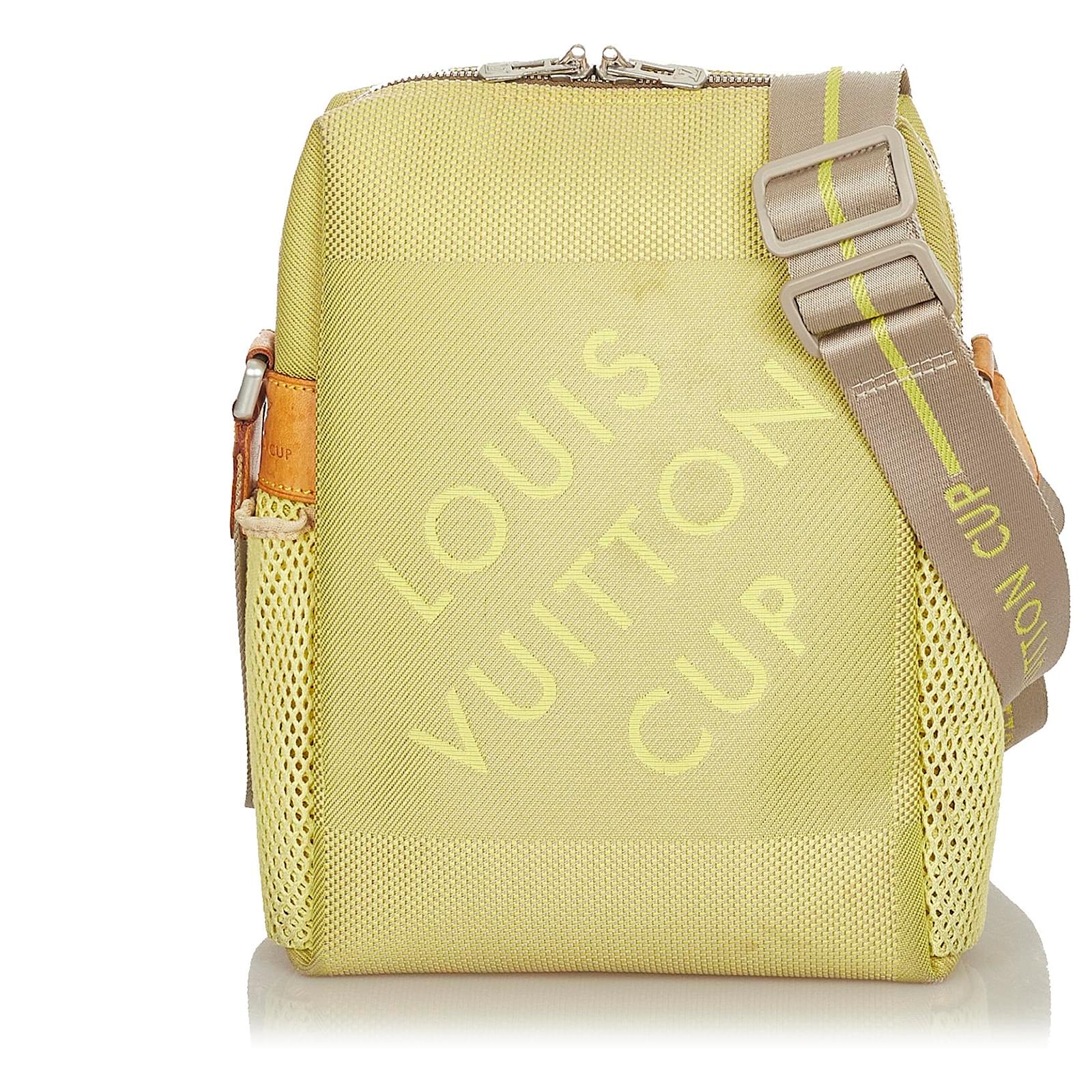Louis Vuitton Yellow LV Cup Weatherly Crossbody Bag Cloth ref.391265 - Joli  Closet