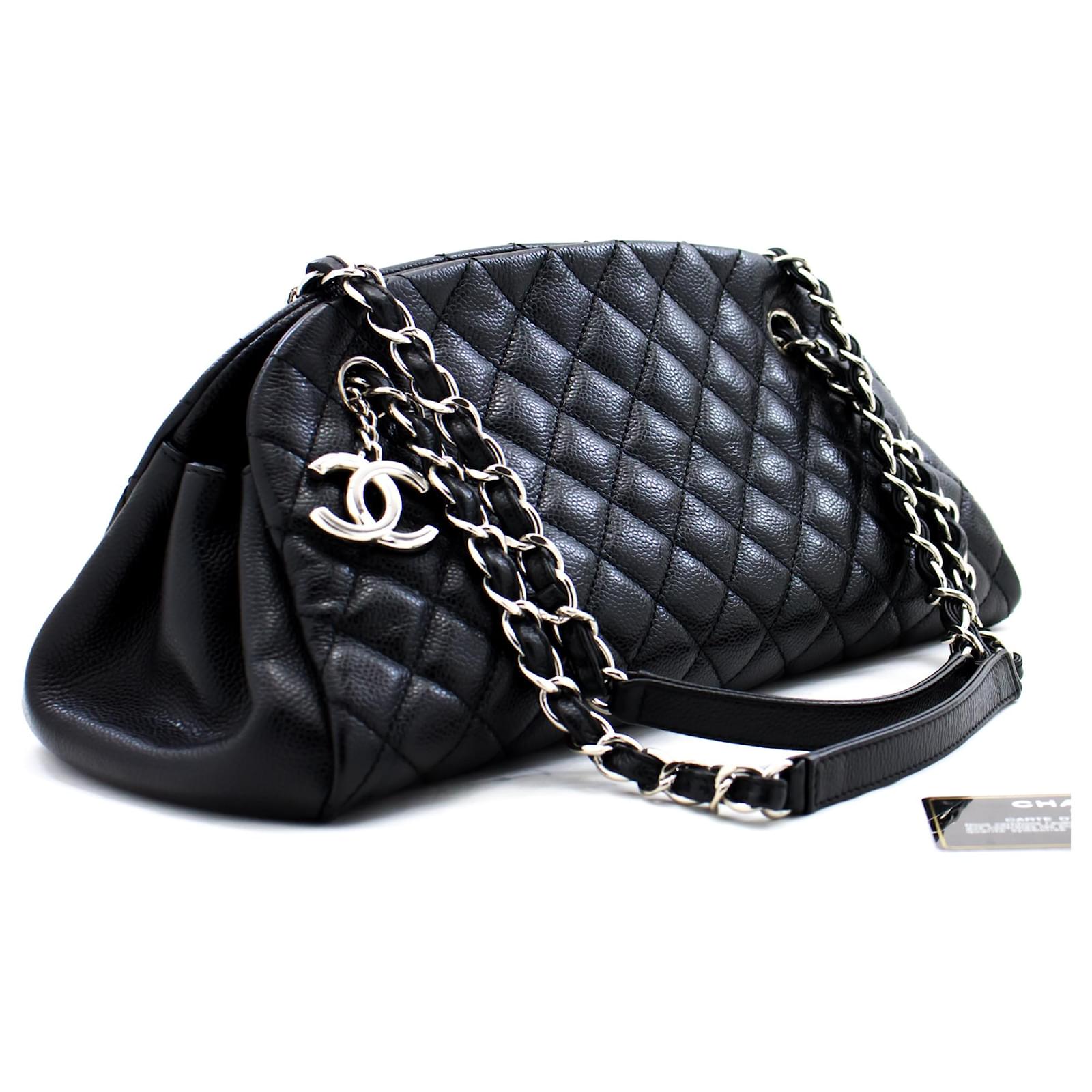 chanel caviar bag with chain