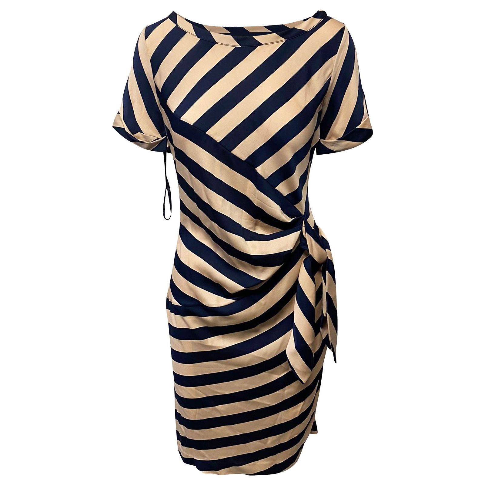 Robe Bleue Diane Von Furstenberg Helen Heron - Taille US 14 / UK 18 - Neuf Avec étiquettes