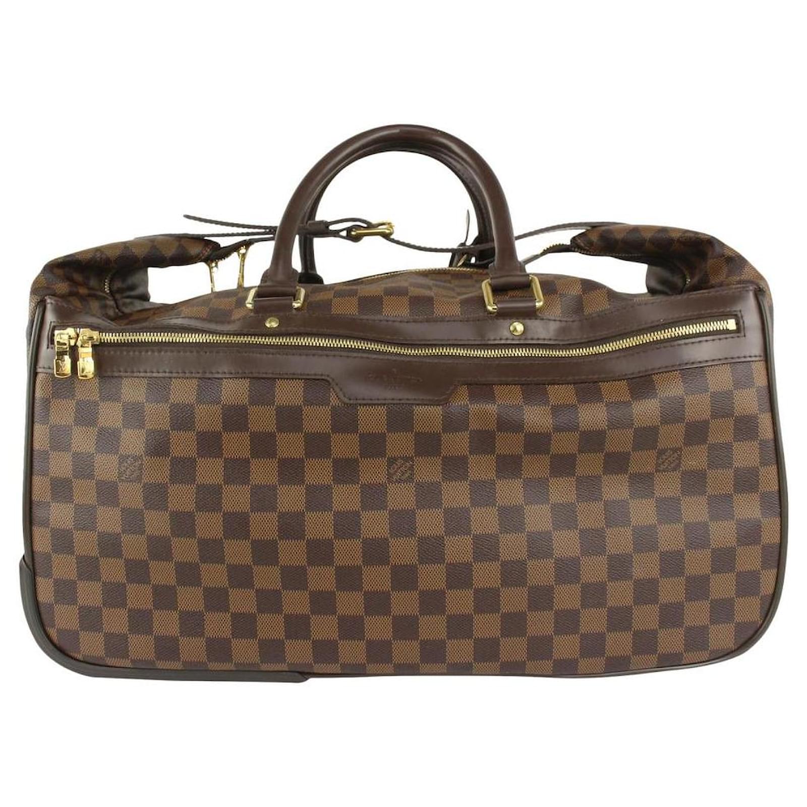Louis Vuitton Damier Ebene Eole 50 Convertible Rolling Duffle Trolley  Leather ref.391706 - Joli Closet