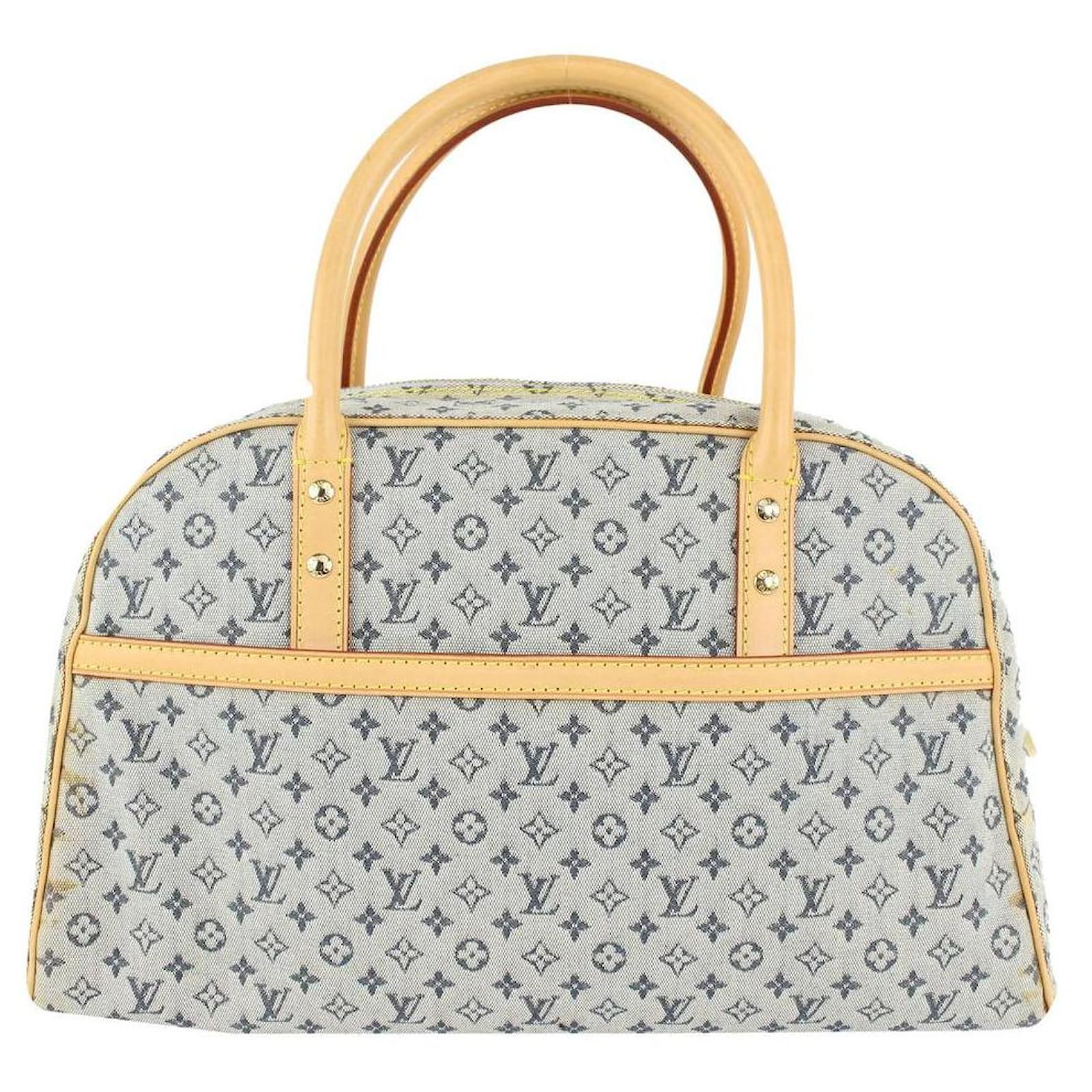 Navy Monogram Mini Lin Marie Boston