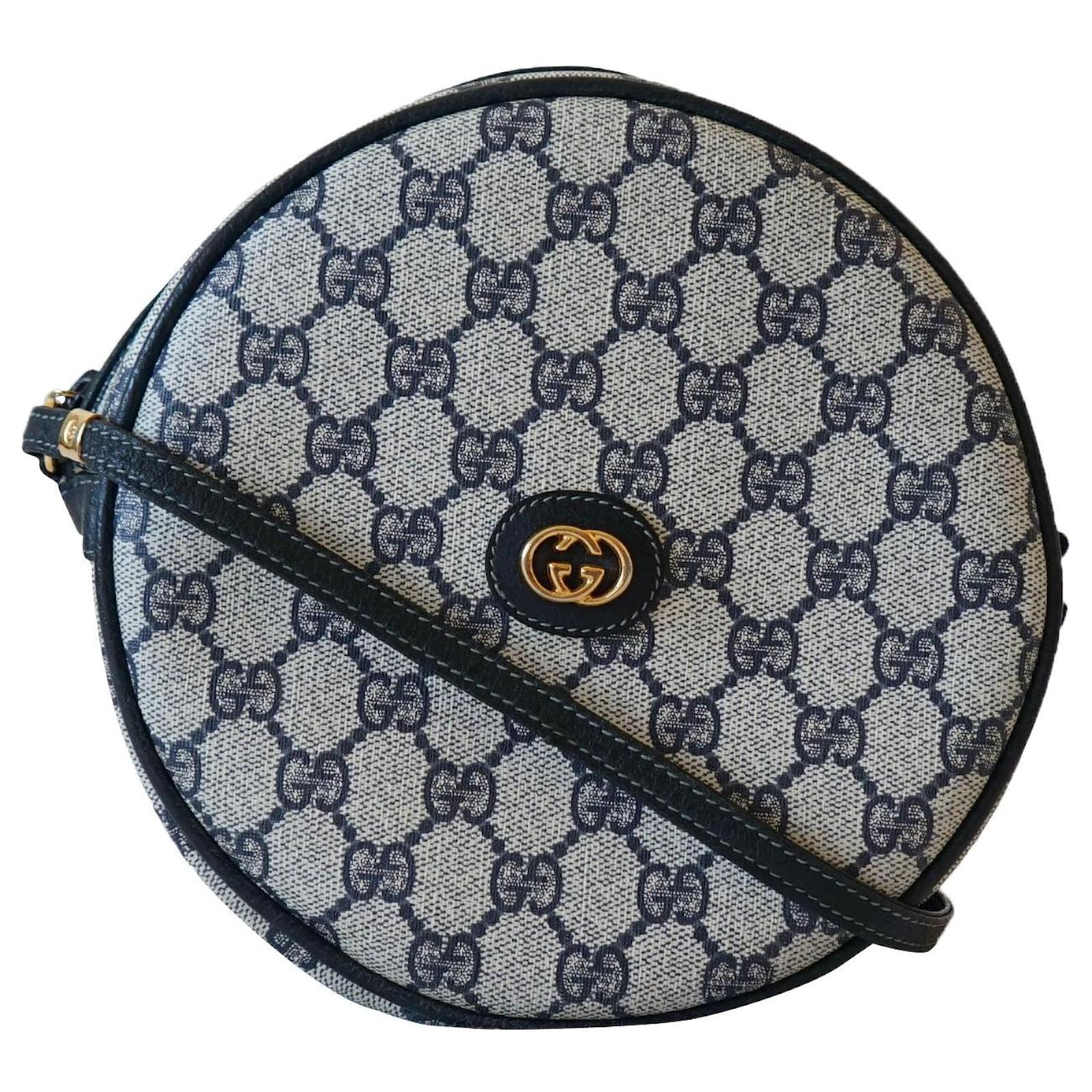 Vintage gucci blue handbags Clearance