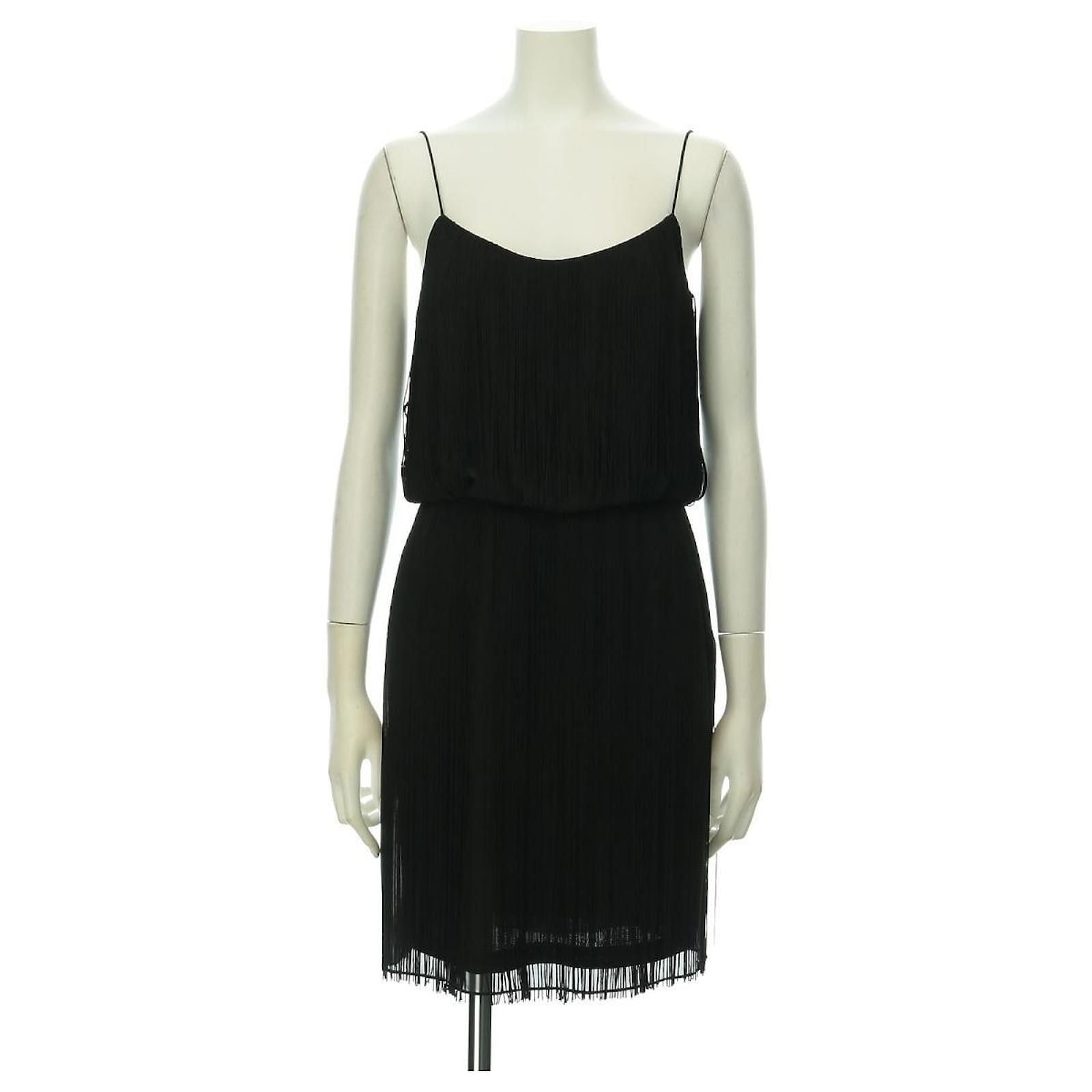 Used Aidan Mattox Dress Ladies Black Rayon ref.392683 Joli Closet