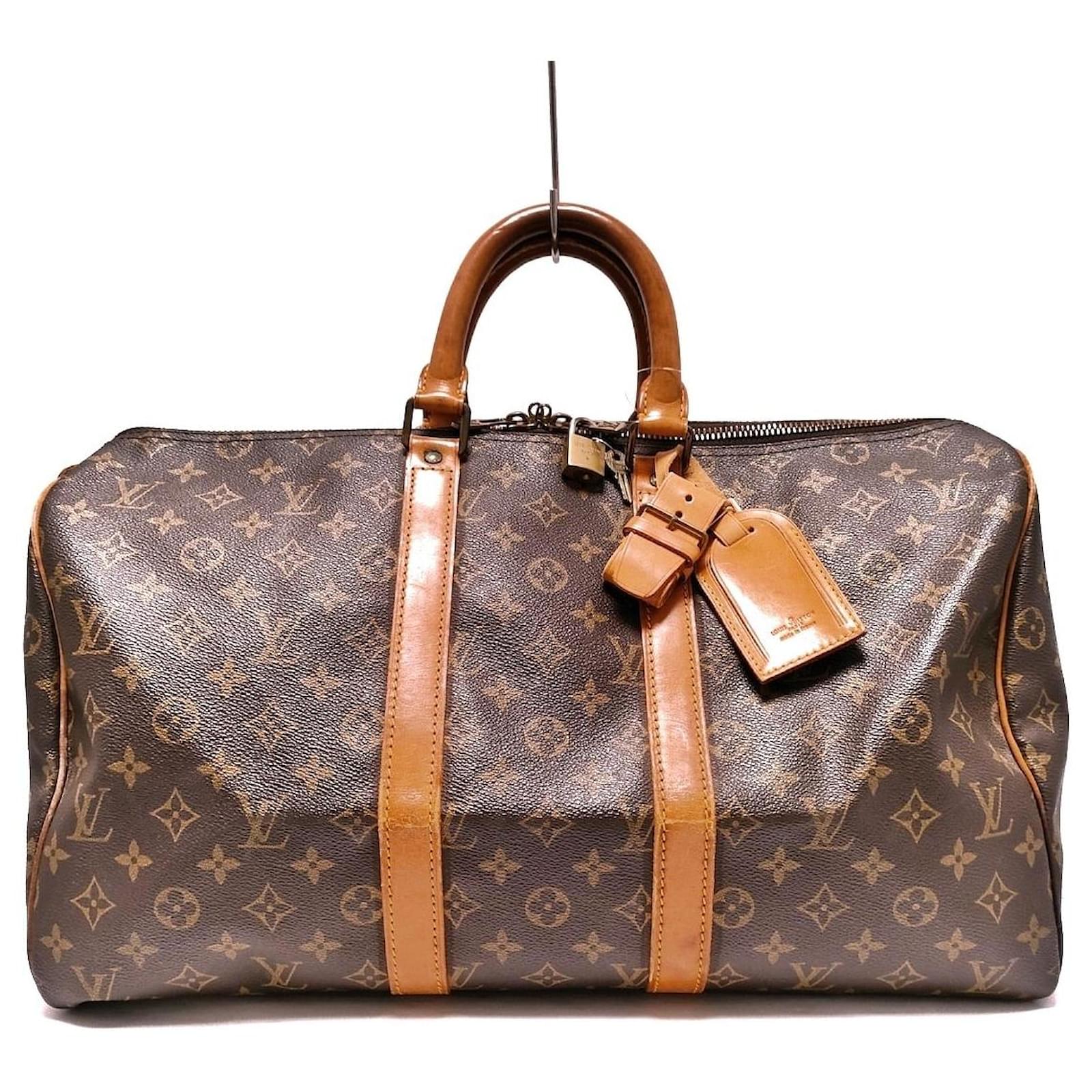 Louis Vuitton Keepall 45 Brown Cloth ref.392895 - Joli Closet