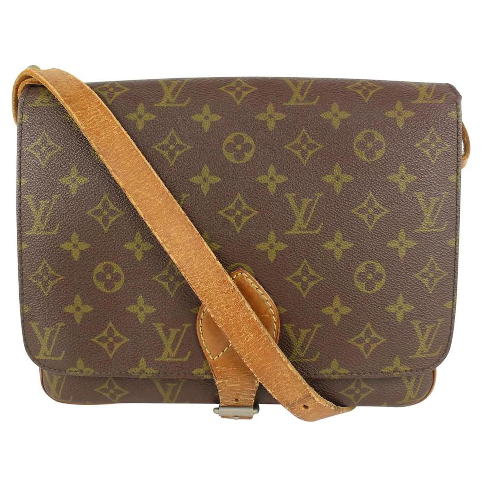 Louis Vuitton Monogram Cartouchiere GM Crossbody Bag Leather ref.393448 -  Joli Closet