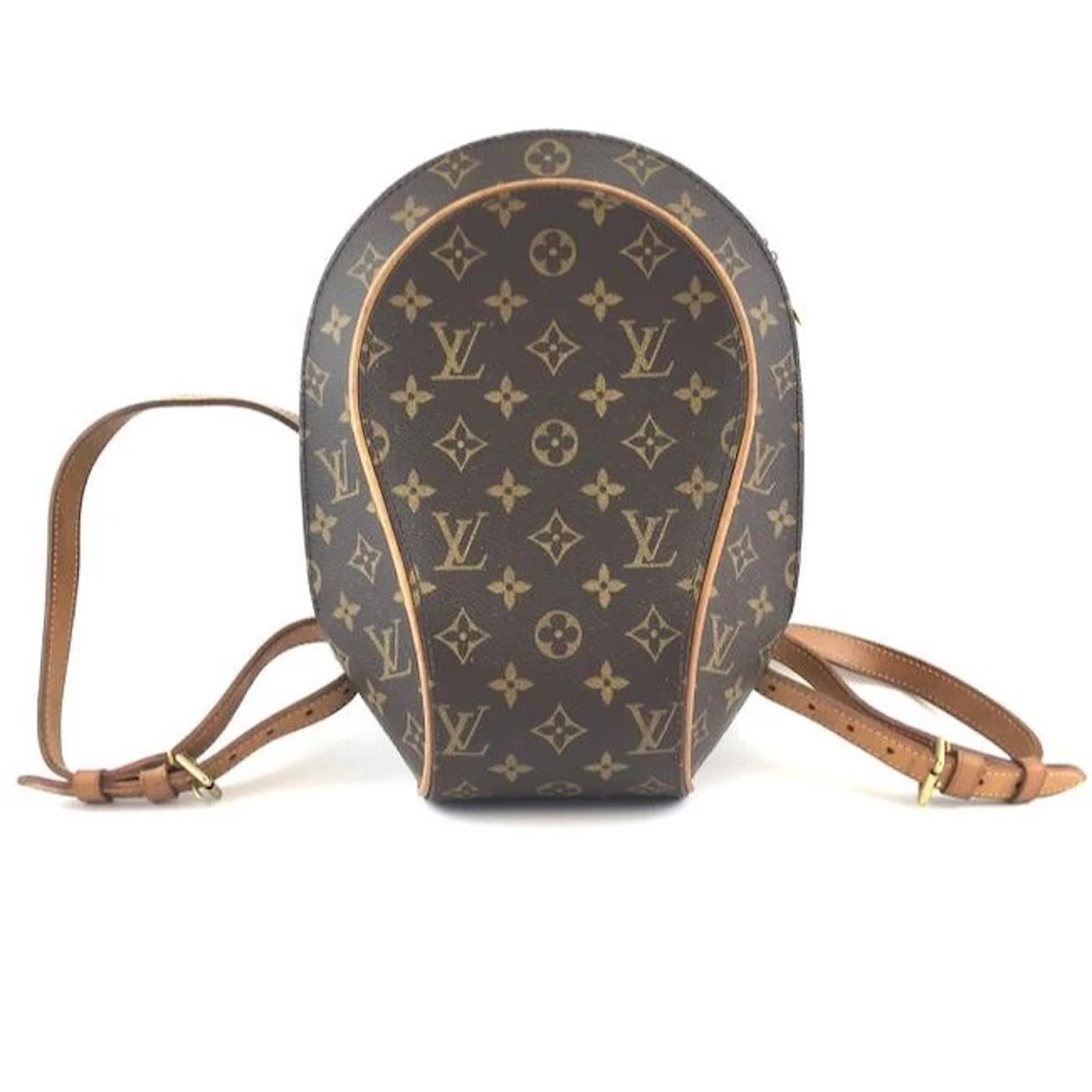 Louis Vuitton Sac A Dos Ellipse Seashell Mochila de lona con monograma  marrón Castaño Cuero ref.393881 - Joli Closet