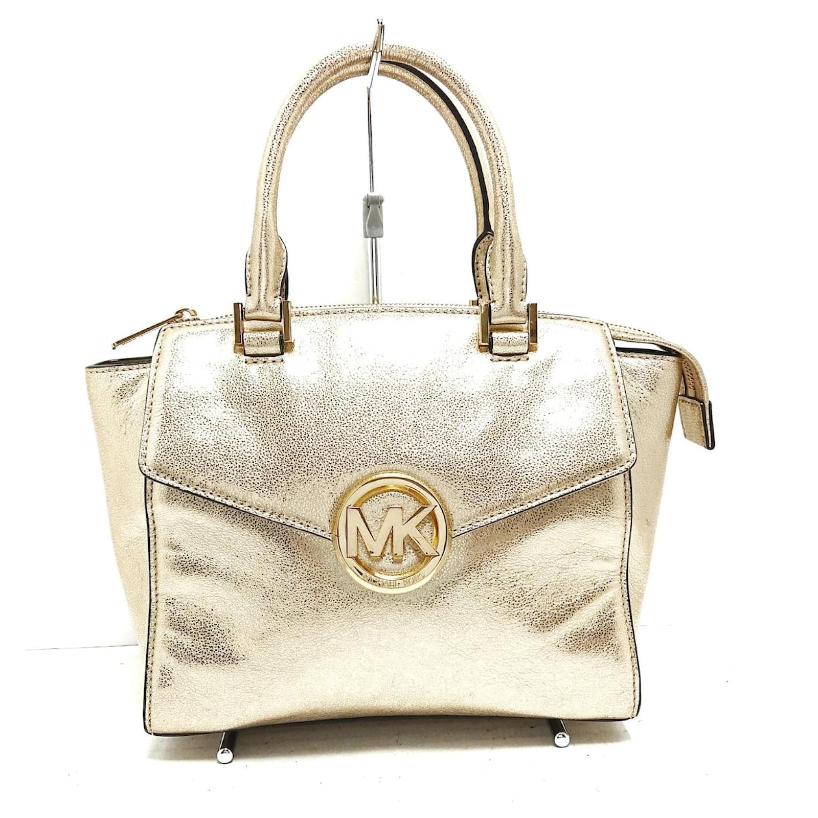 Patent leather crossbody bag Michael Kors Beige in Patent leather - 29835913