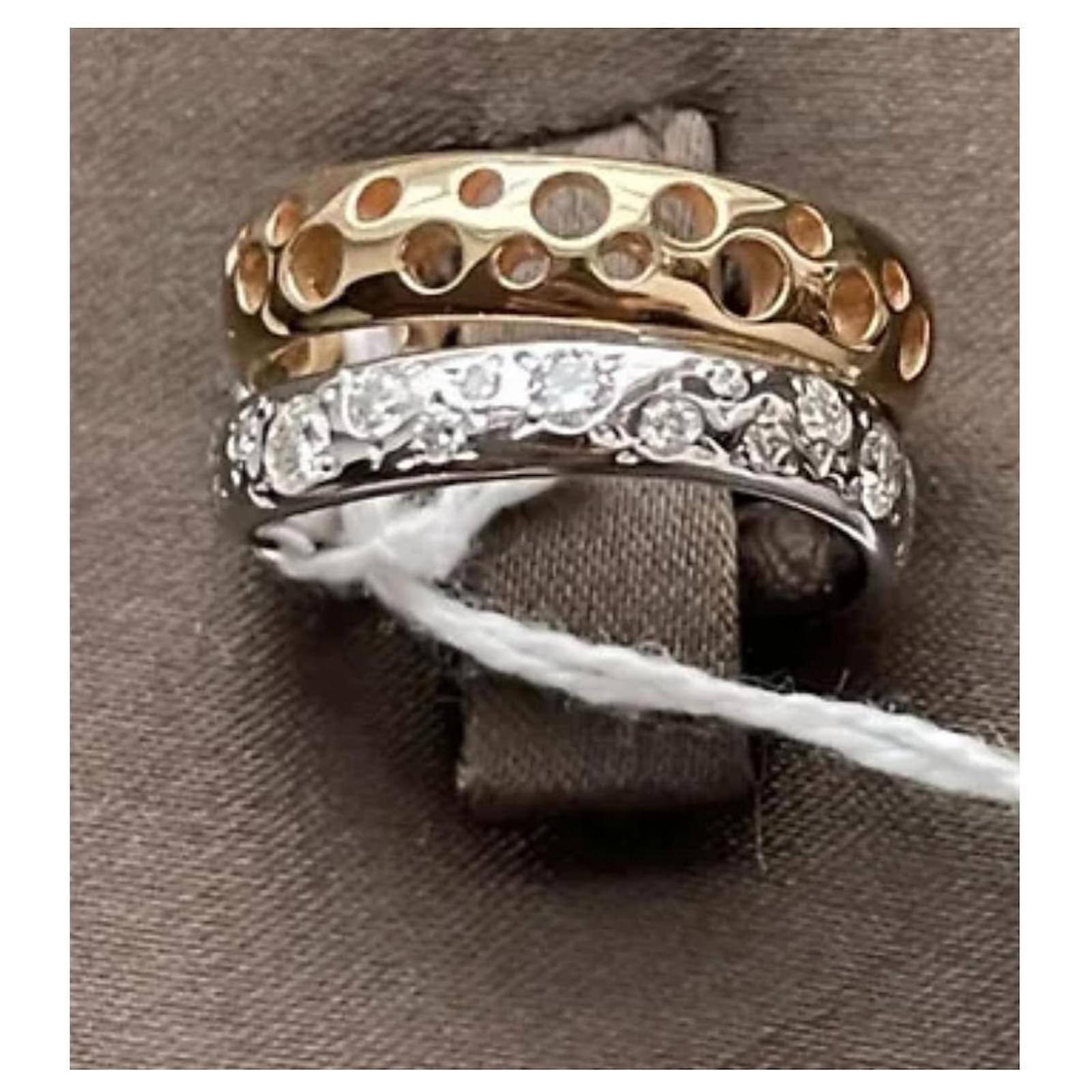 Pomellato Milano Or blanc Or rose Argenté Doré Joli