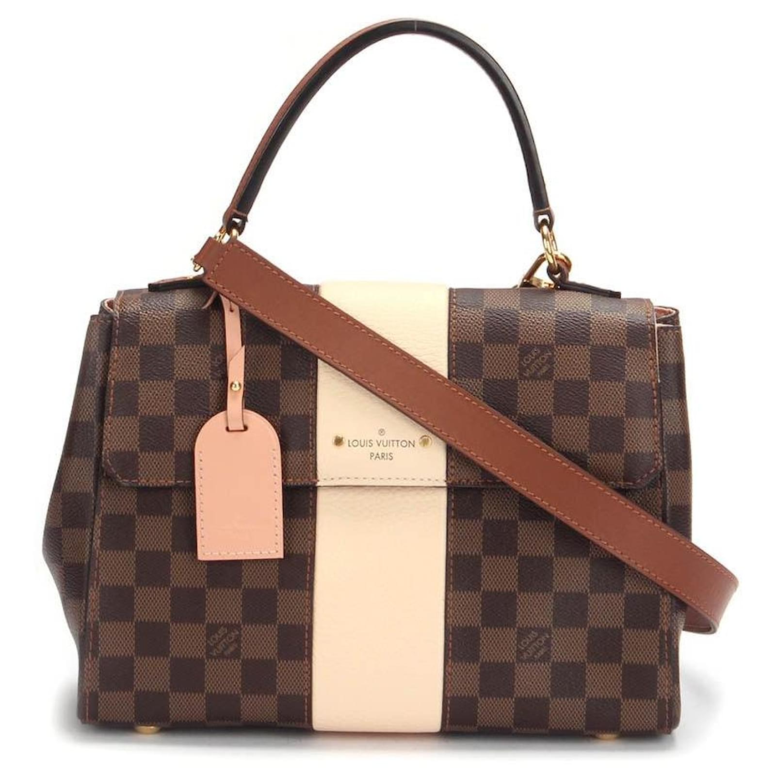 Louis Vuitton Damier Ebene Bond Street in brown coated/waterproof canvas  Cloth ref.394028 - Joli Closet