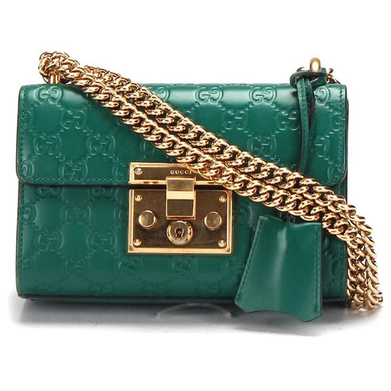 gucci padlock green