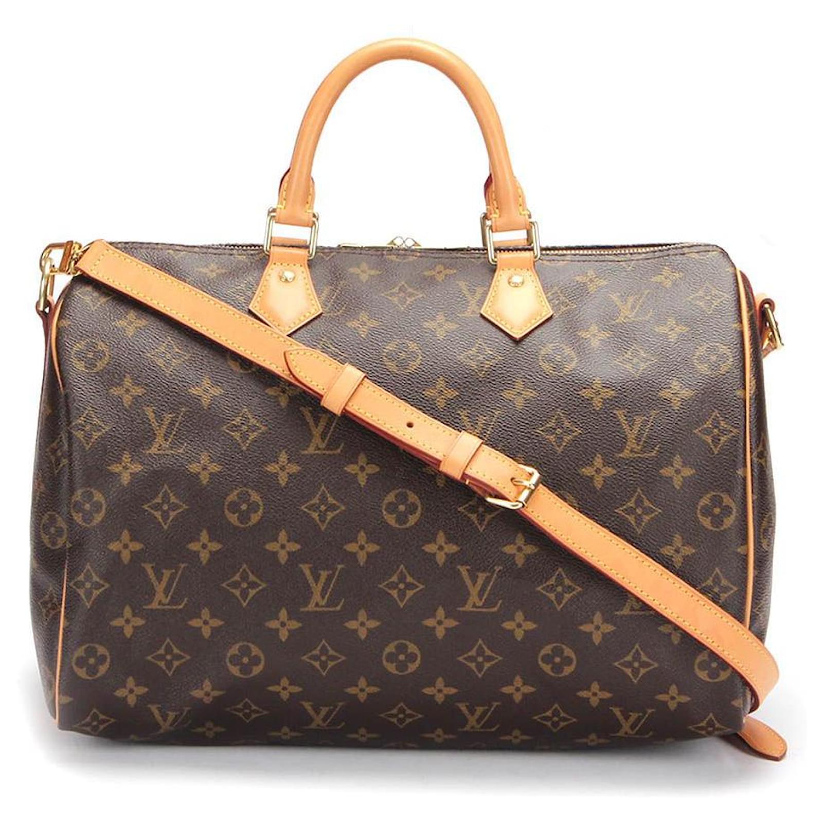 Louis Vuitton Monogram Canvas Speedy Bandouliere 35 Brown ref