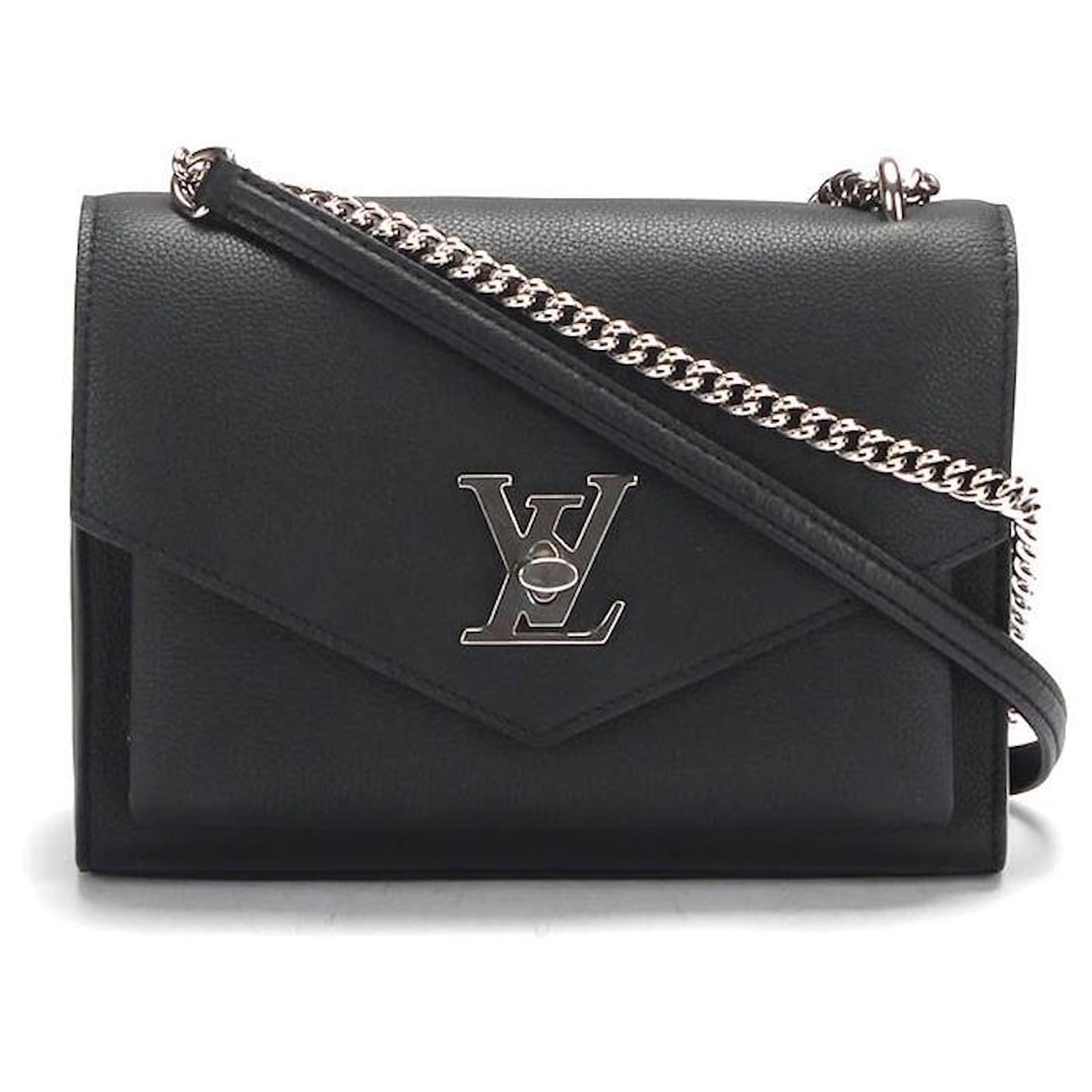 Louis Vuitton MyLockme BB in black calf leather leather ref.394111