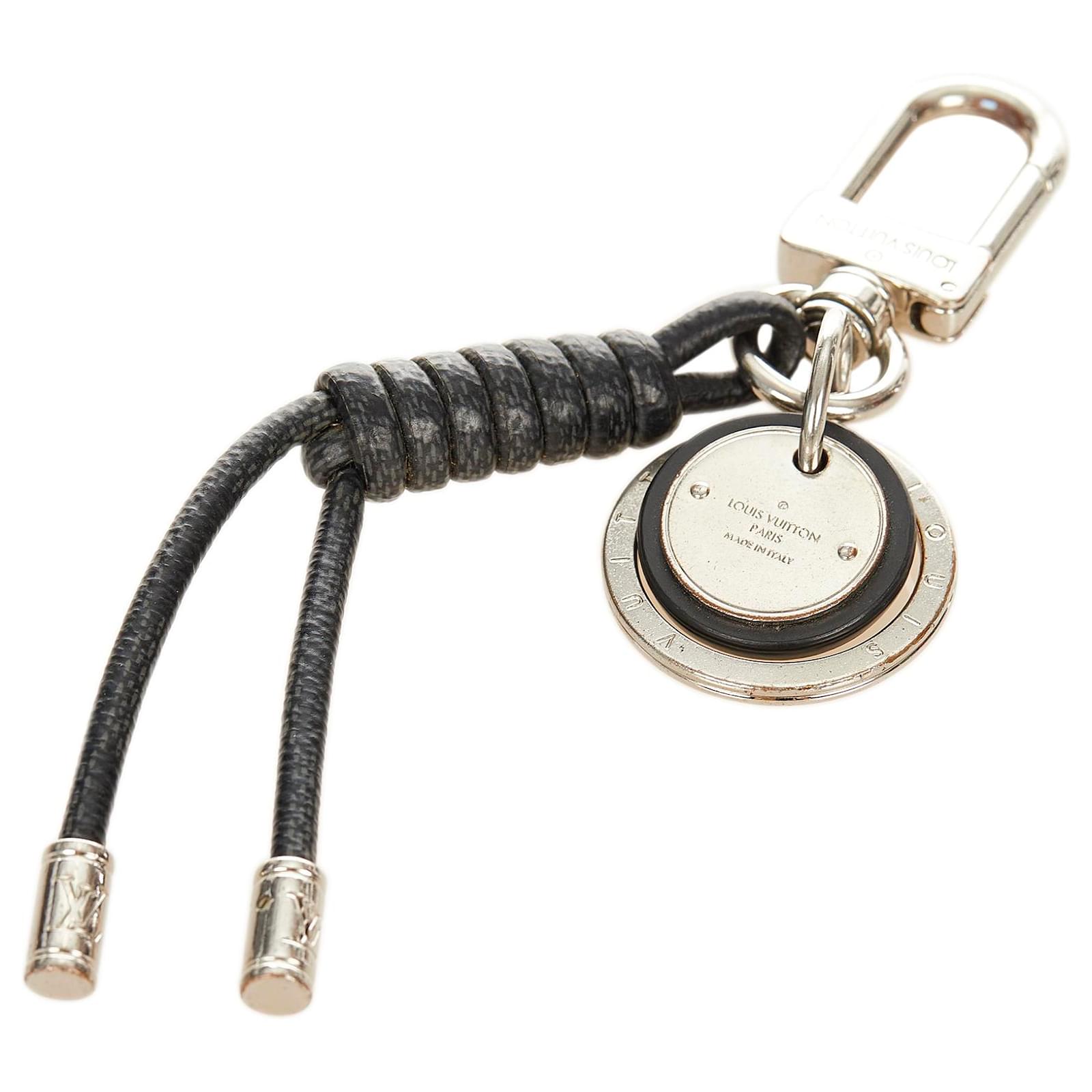 Silver Leather Rope Key Holder