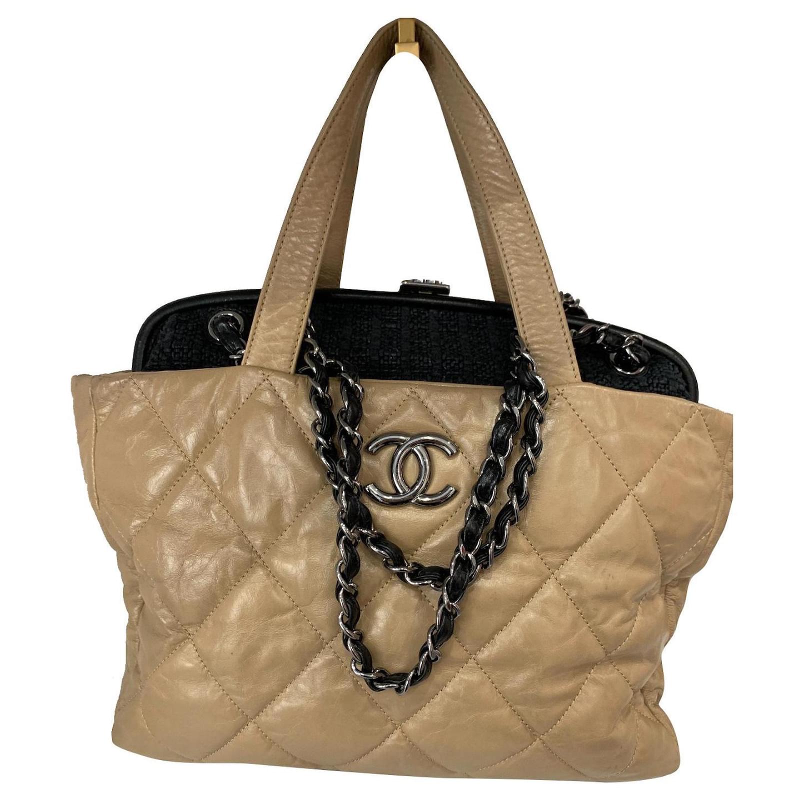Chanel Portobello Beige Leather ref.394758 - Joli Closet