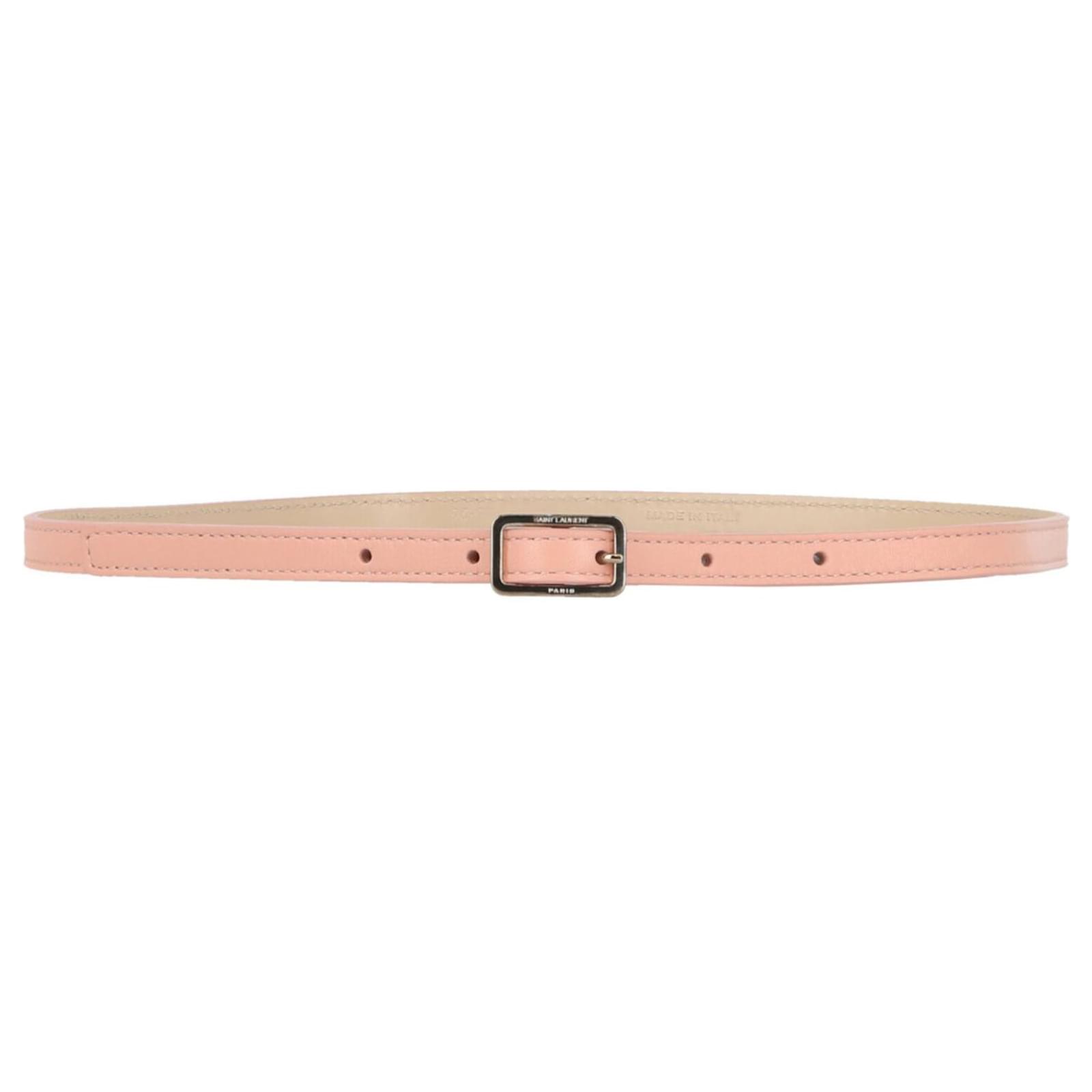 thin pink belt