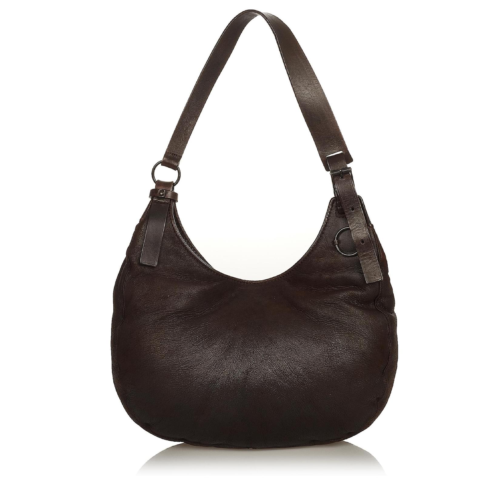 Gucci Black Leather Shoulder Bag Pony-style calfskin ref.395233 - Joli ...