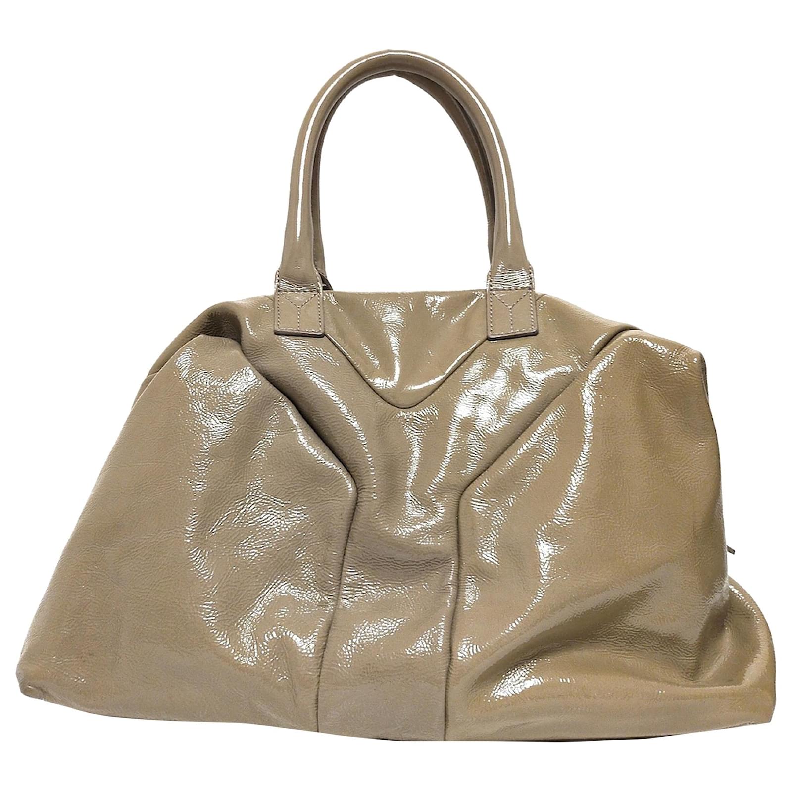 YSL hotsell Easy Y Patent Leather Tote Bag