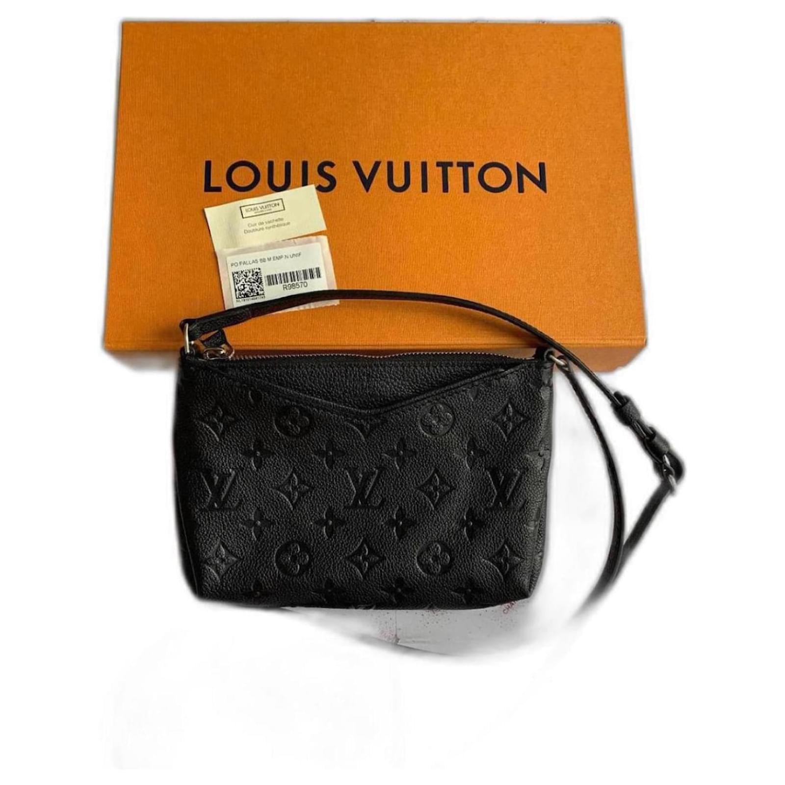 Louis Vuitton Monogram Canvas Pallas Black Employee Crossbody Bag