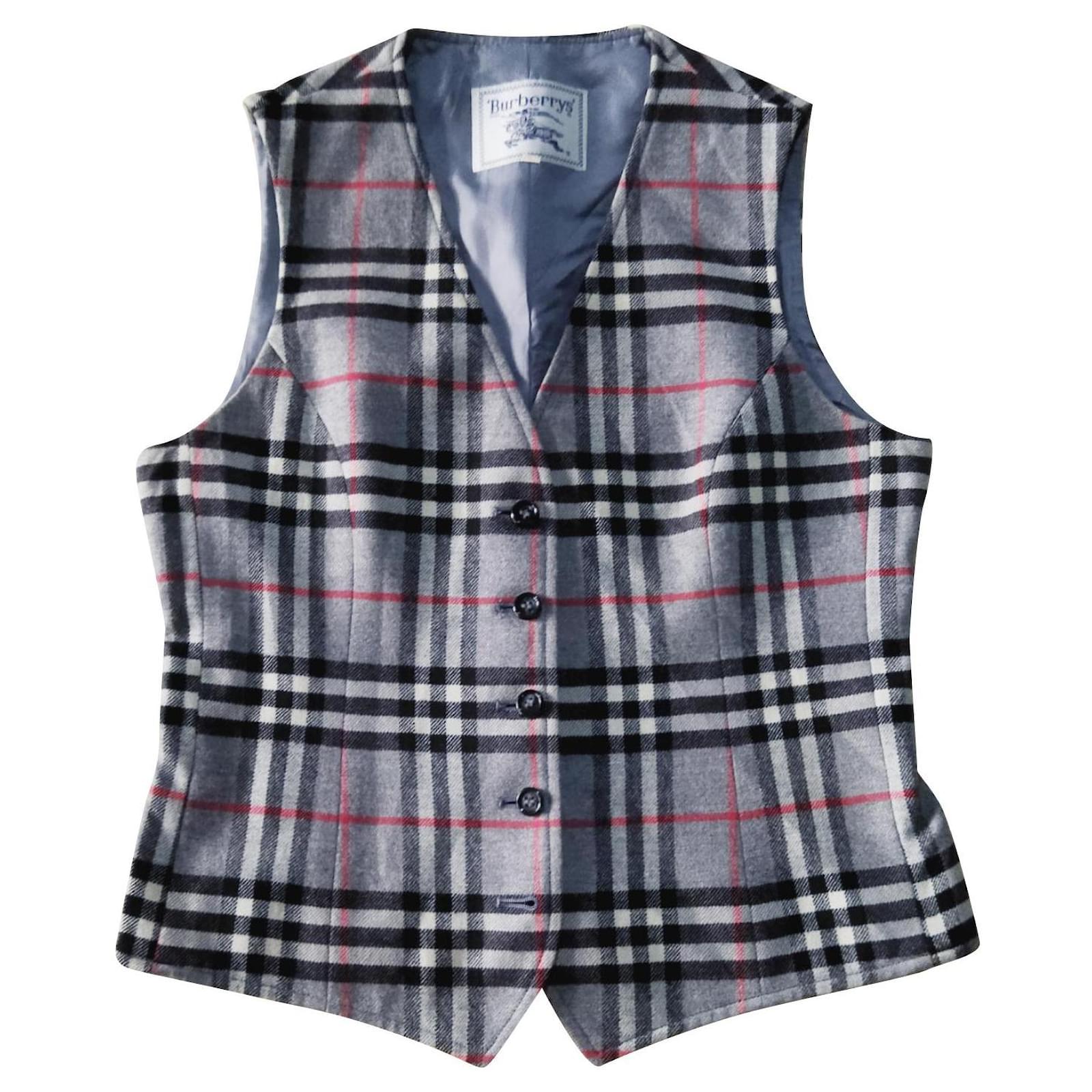 burberry suit vest