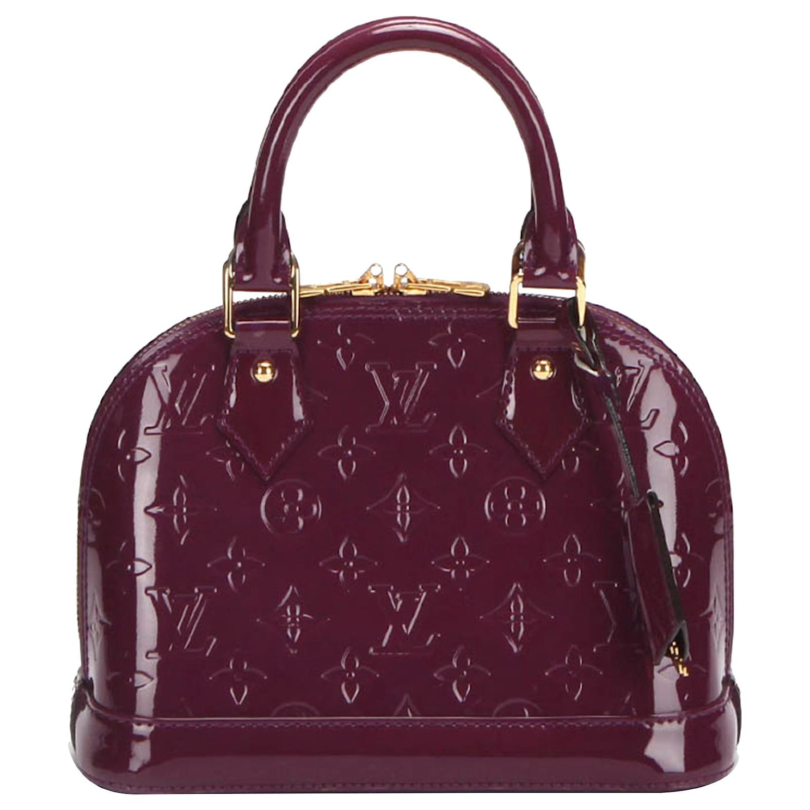 Louis Vuitton Purple Vernis Alma BB Leather Patent leather ref.395998 -  Joli Closet