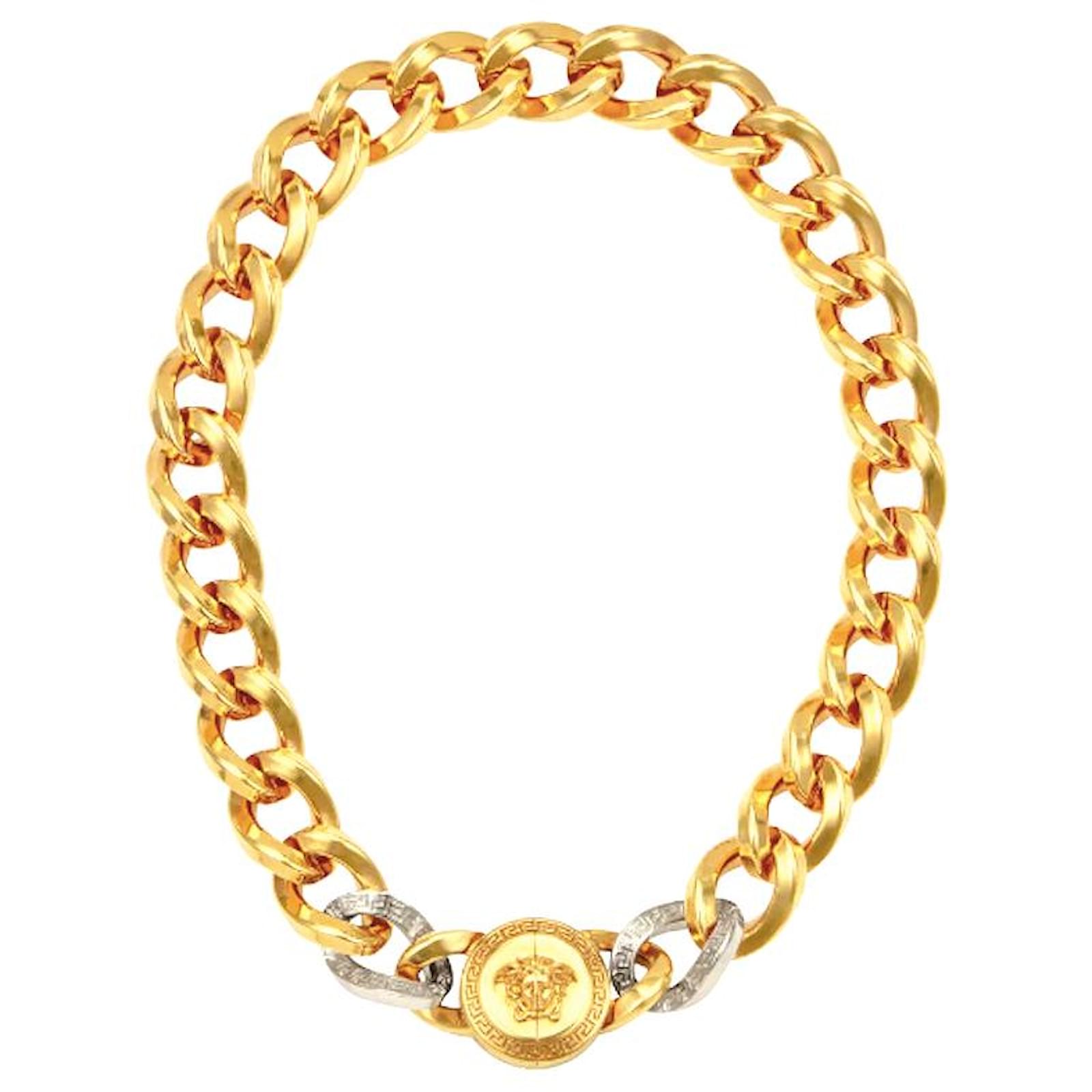 Versace Medusa Chain Necklace Golden Metal ref.396226 - Joli Closet