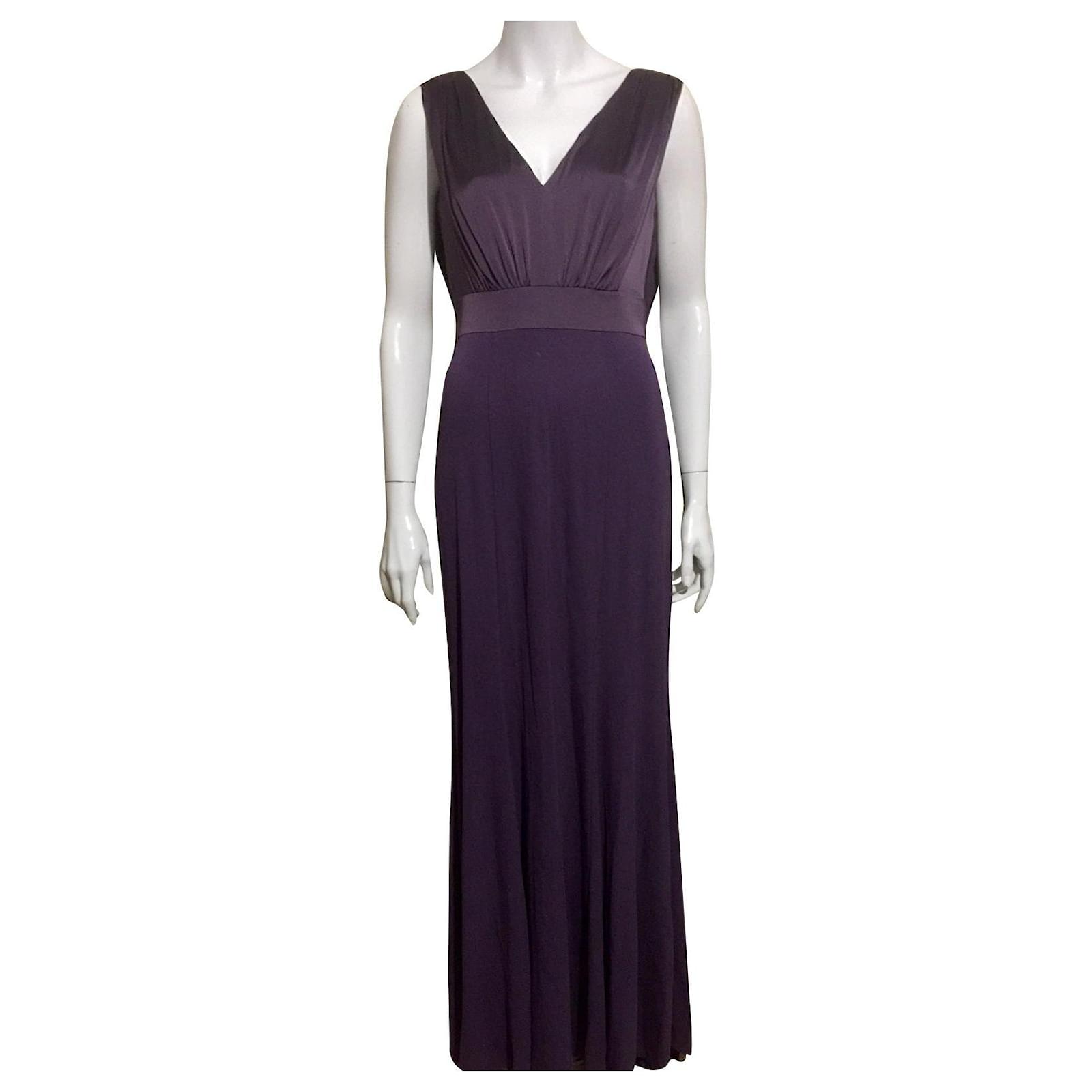 Vera Wang Purple Dress