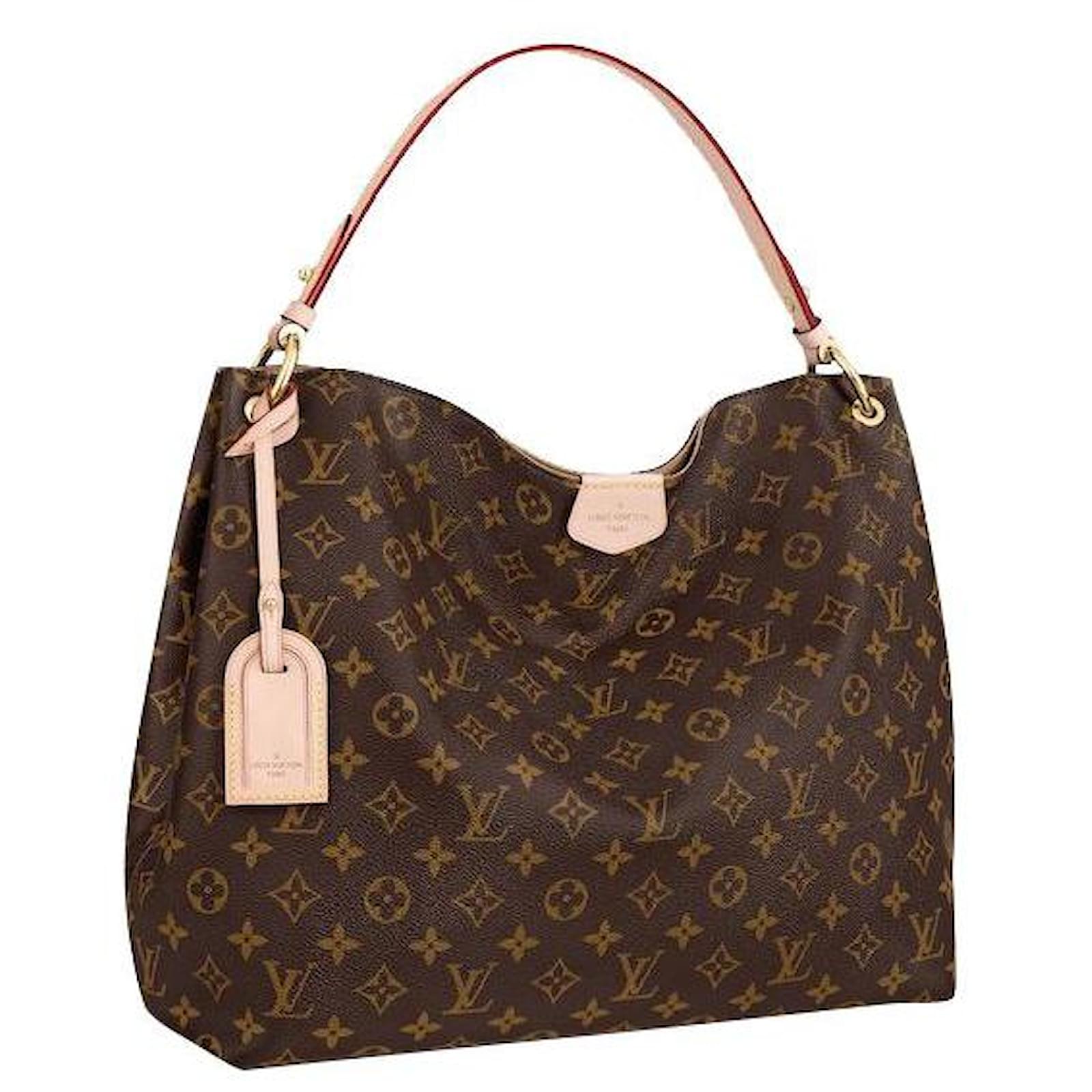 Louis Vuitton LV Graceful MM new Brown Leather ref.396764 - Joli Closet