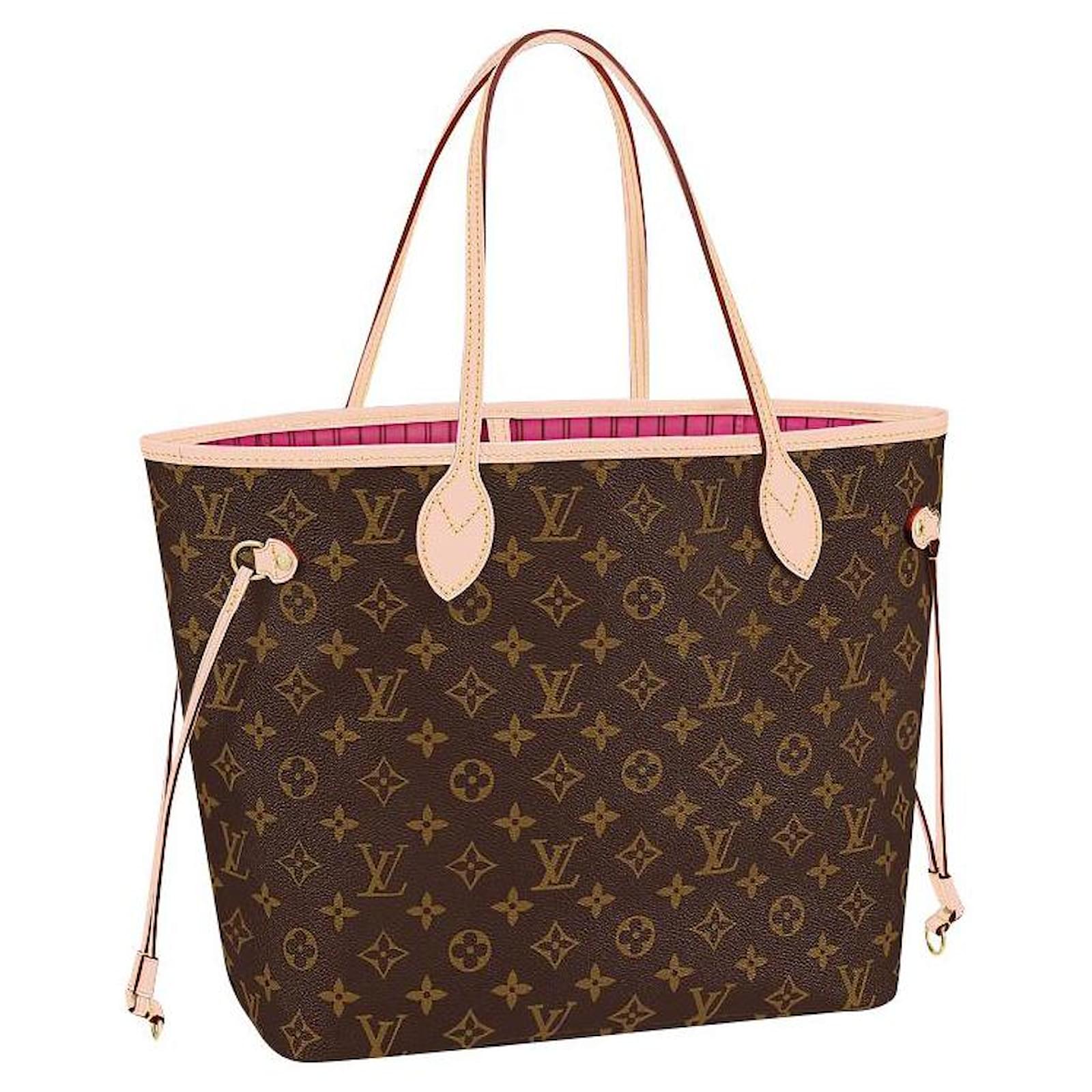 Louis Vuitton LV Neverfull MM mono new Brown Leather ref.396770