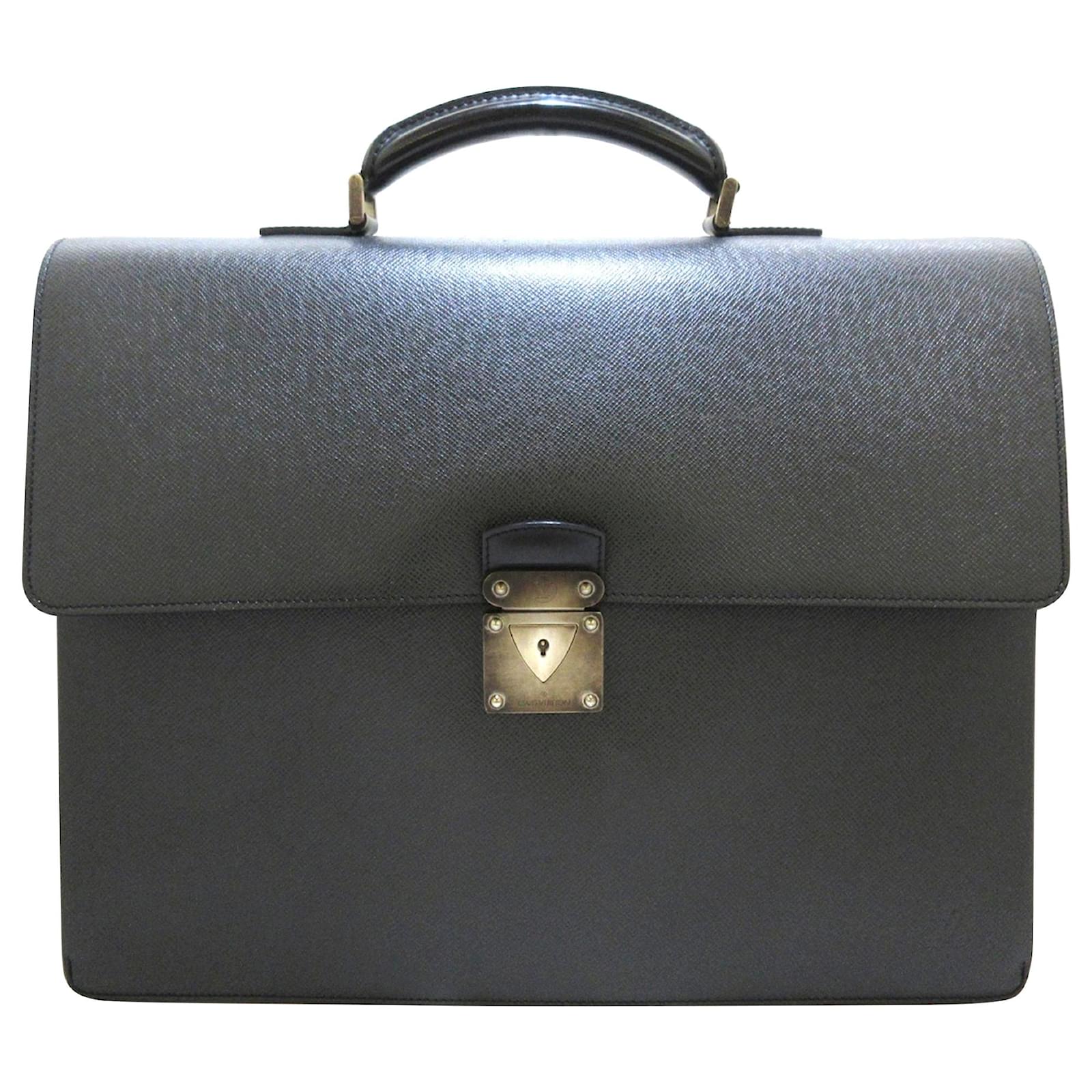 Louis Vuitton Black Taiga Leather Robusto Briefcase Bag - Vintage Louis  Vuitton Bags - Touch of Modern