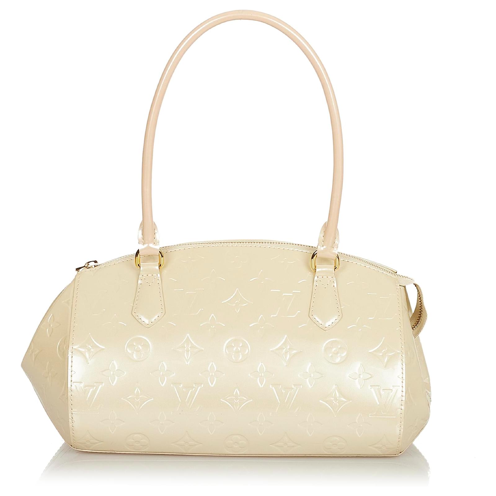 Sherwood patent leather handbag Louis Vuitton White in Patent leather -  20256098
