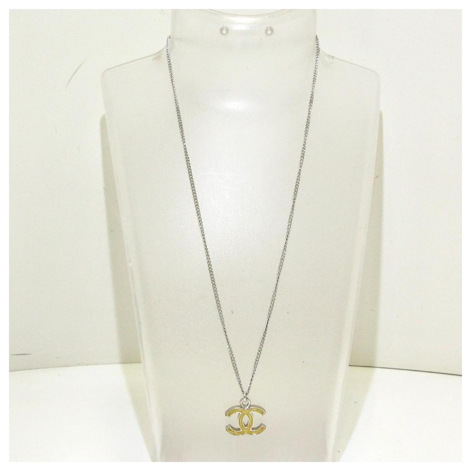 Chanel necklace Silvery Metal ref.398842 - Joli Closet