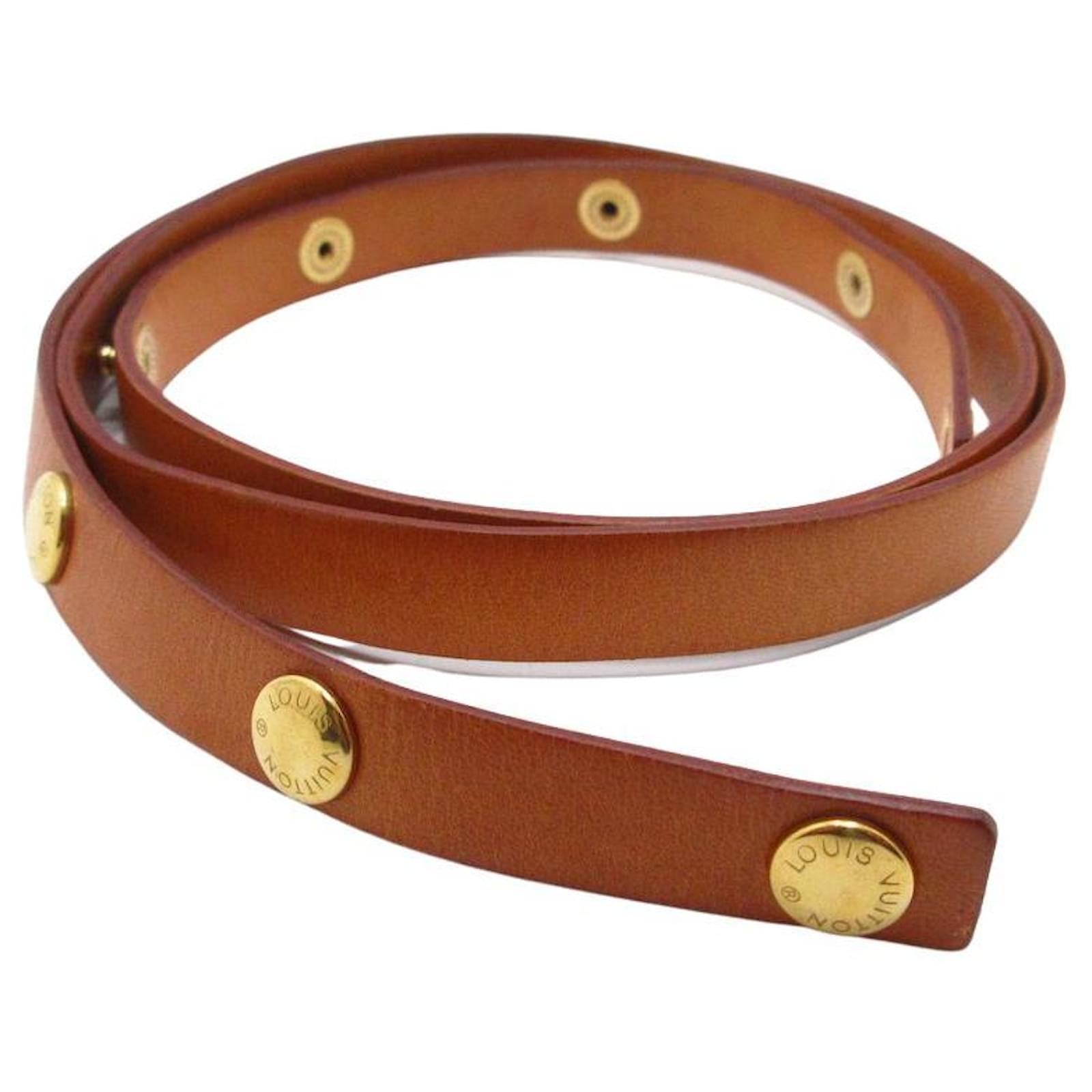 Louis Vuitton Belt Brown Leather ref.398873 Joli Closet