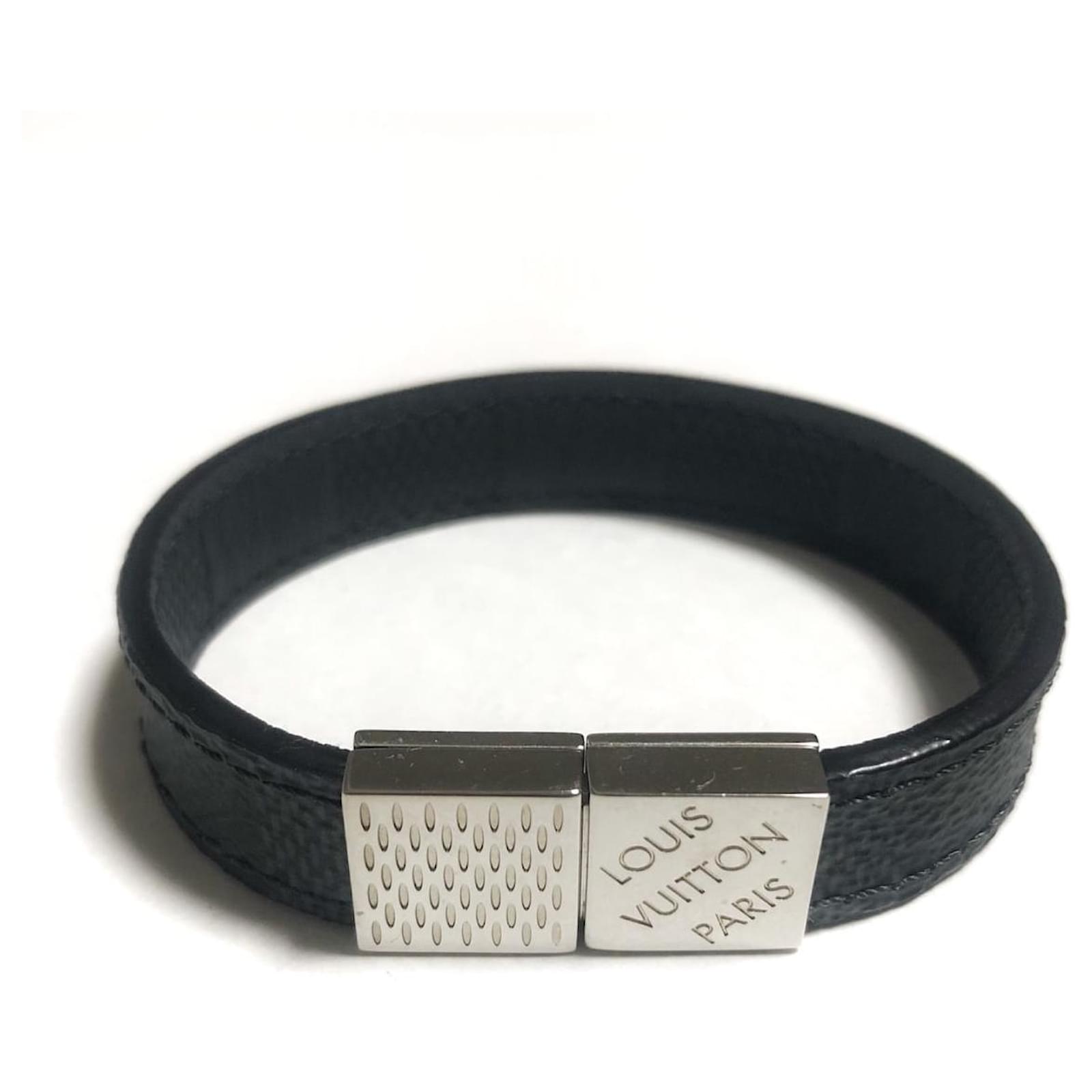 Louis Vuitton bracelet Black Leather ref.398903 - Joli Closet