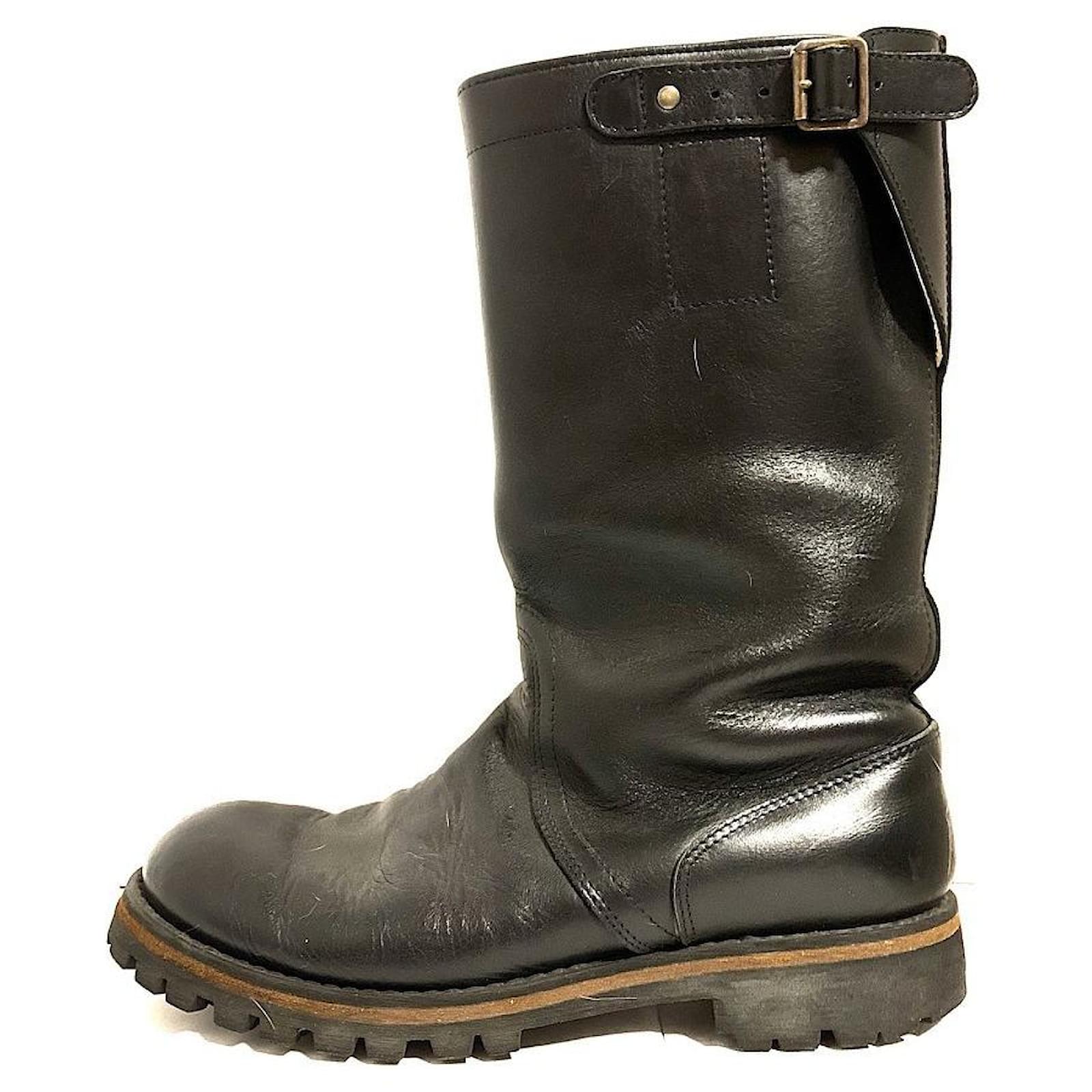 Gladys Tien Uitbreiden Used] Ann Demeulemeester Boots Men's Black Leather ref.399086 - Joli Closet