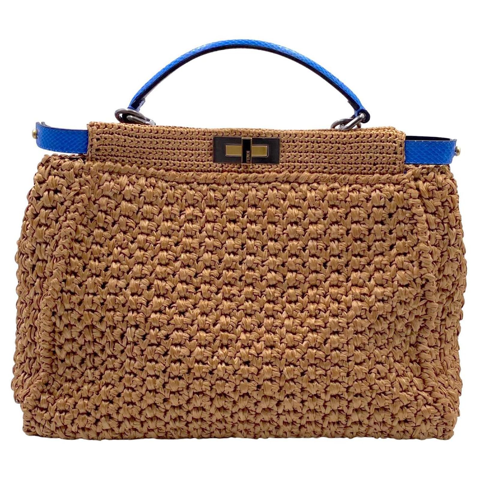 fendi raffia peekaboo