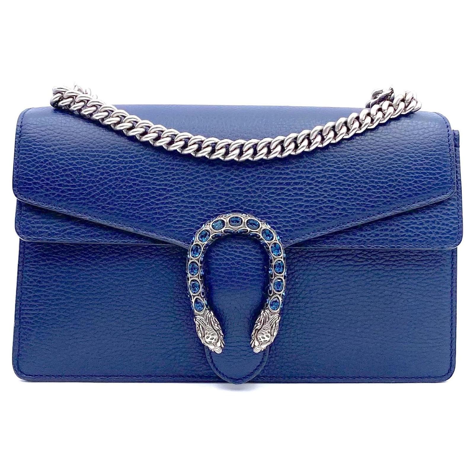 Gucci Dionysus Single-shoulder Bag Super Mini Blue for Men