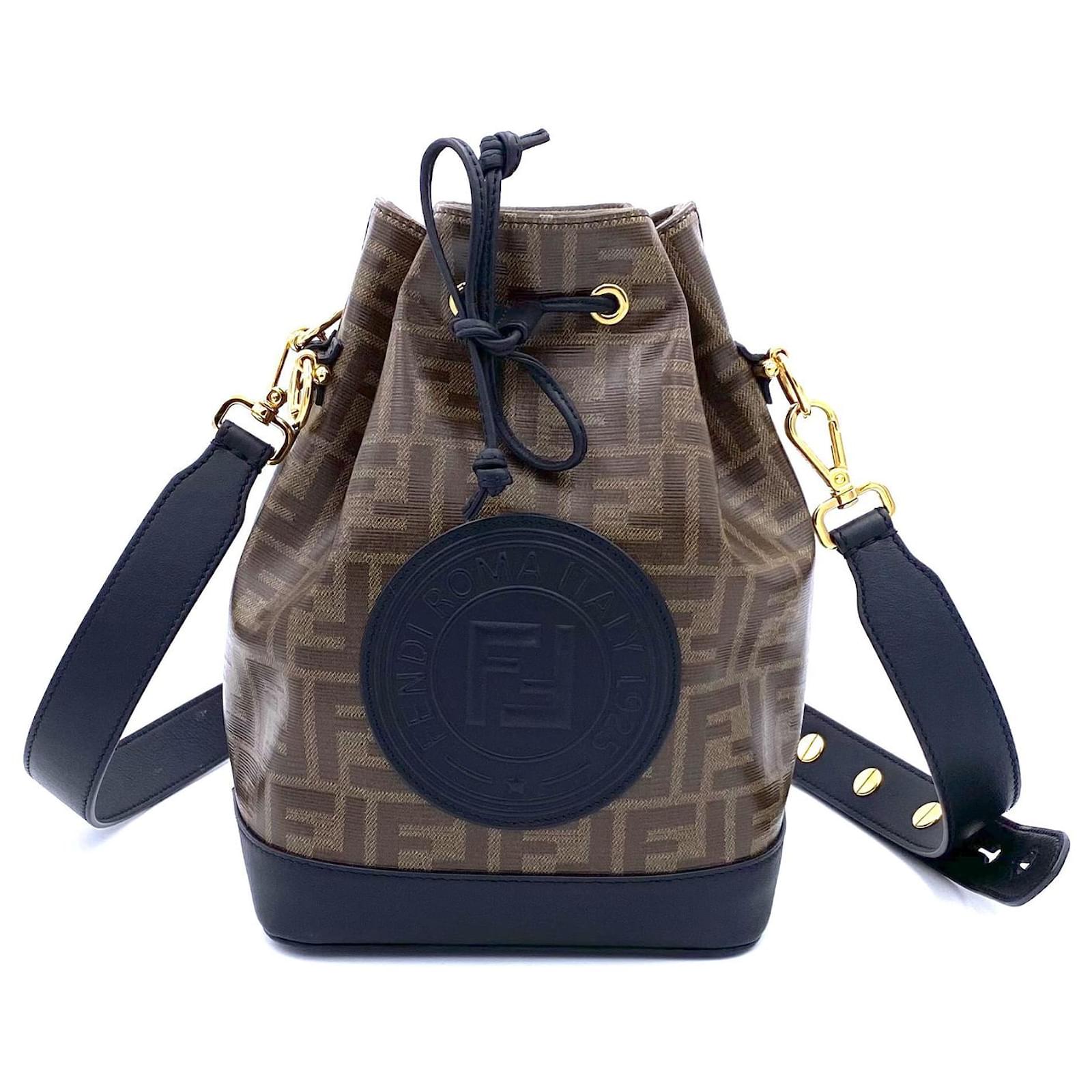 Fendi Mon Tresor - Brown Leather mini Bag.