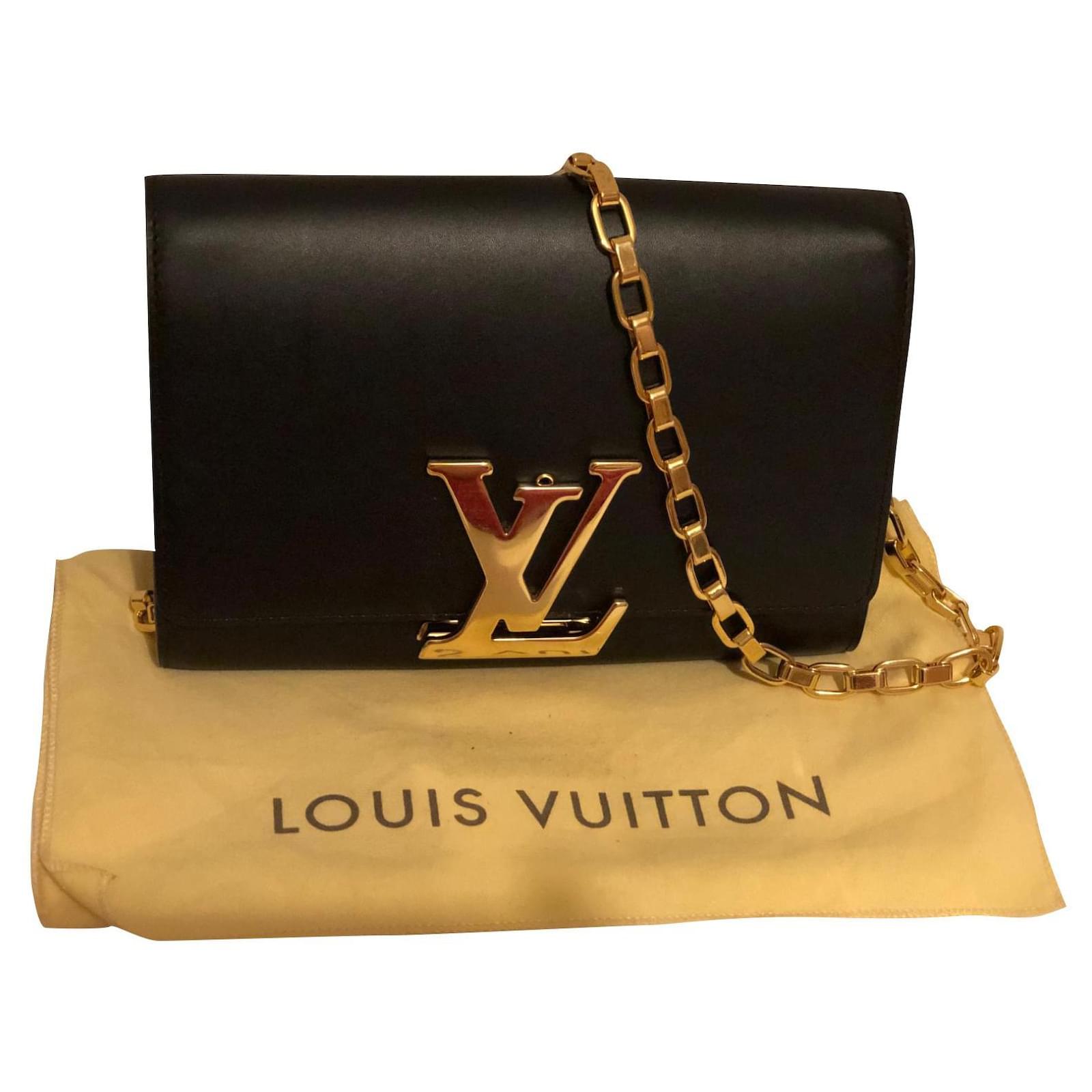 Sold Louis Vuitton Chain Louise Clutch Bag